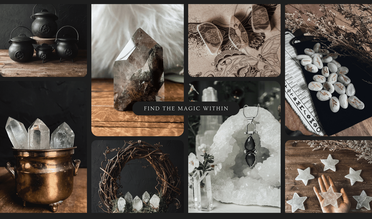The Stone Maidens Cauldrons, Silver Jewelry, Healing Crystals, Rune Sets, Witchy Decor, Ritual Tools