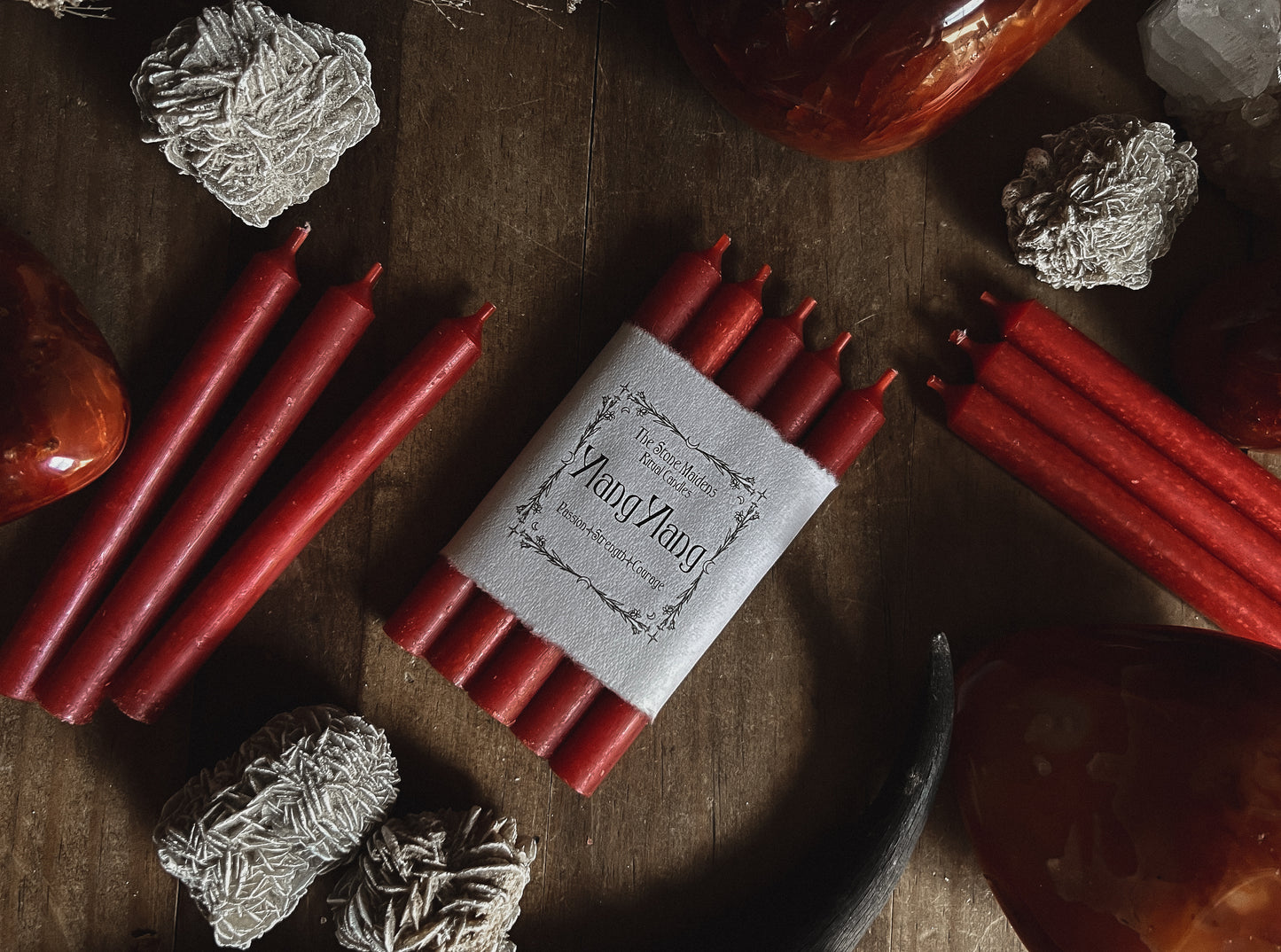 Ylang Ylang Red Spell Candles - 5" Chime Candles