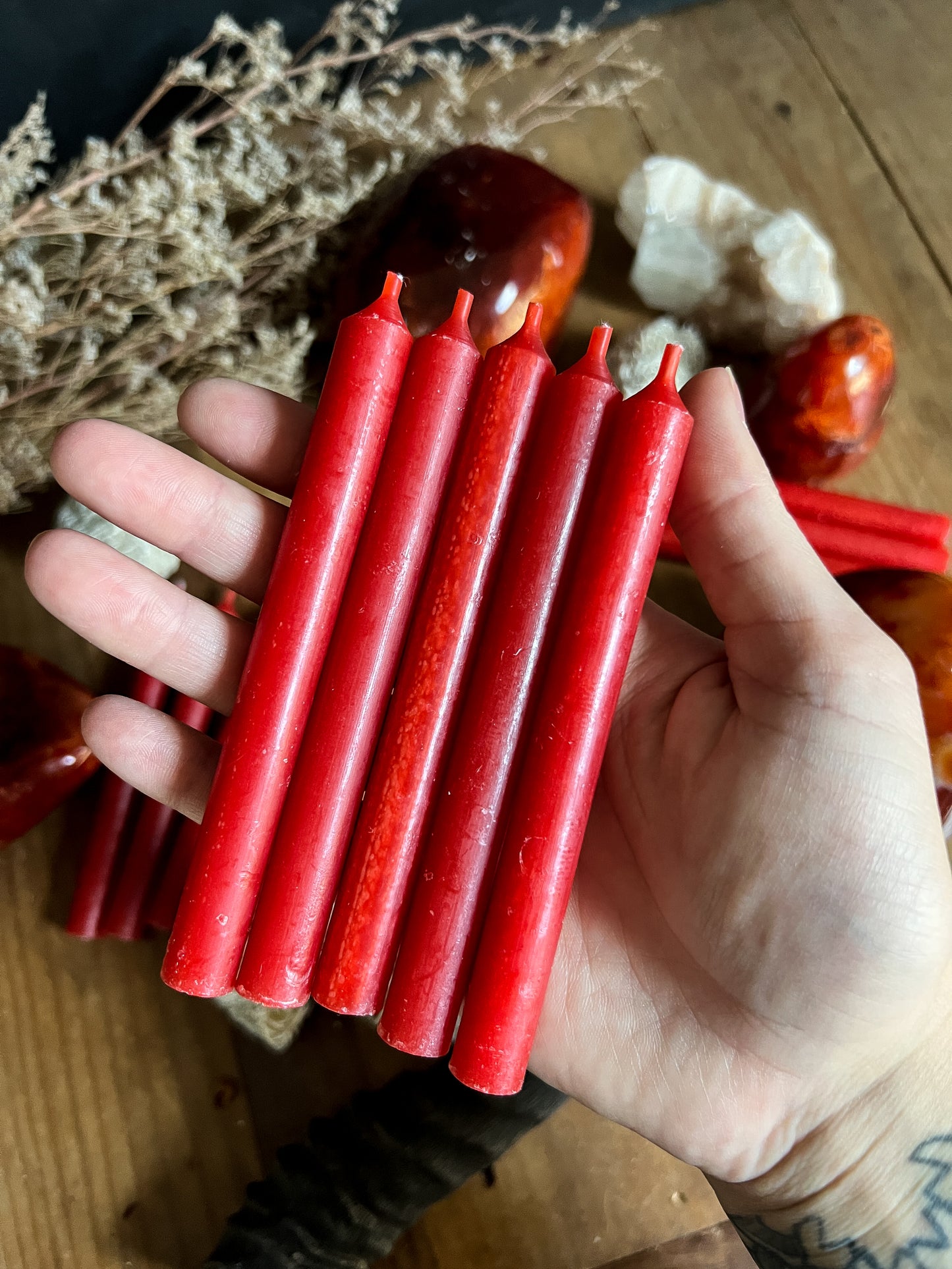 Ylang Ylang Red Spell Candles - 5" Chime Candles