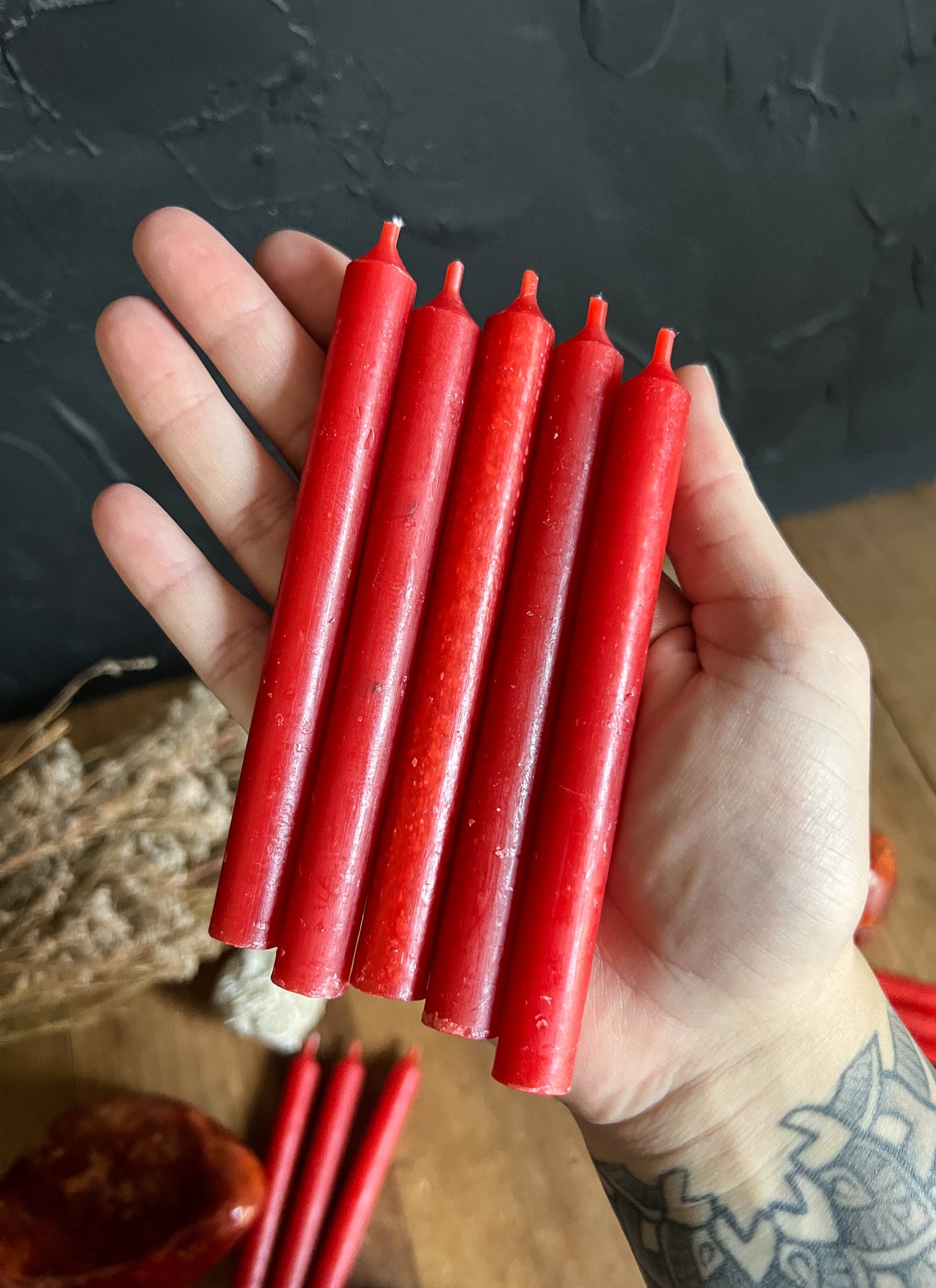 Ylang Ylang Red Spell Candles - 5" Chime Candles