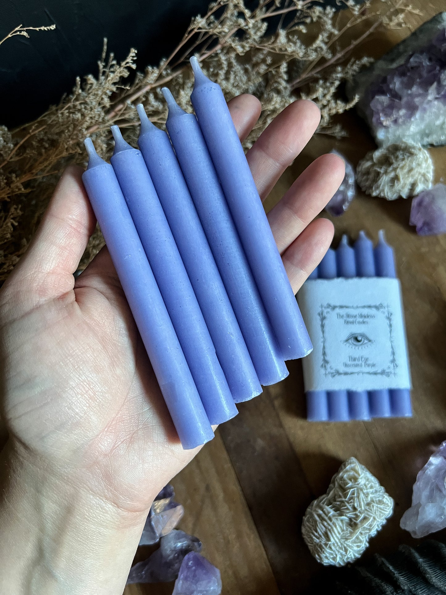 Purple Spell Candles - 5" Chime Candles