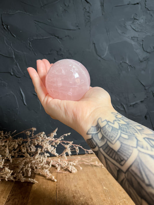 Rose Quartz Sphere