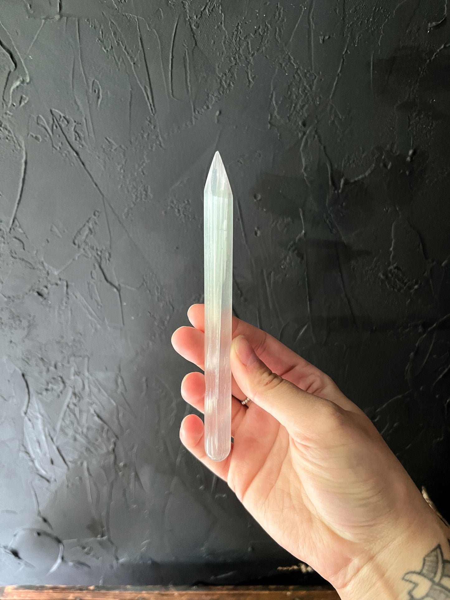 Selenite Crystal Wands  XS - LG