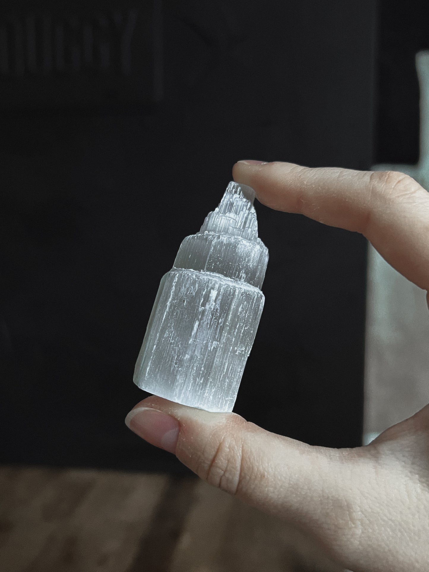 2.5" Selenite Tower - Rough Selenite Tower