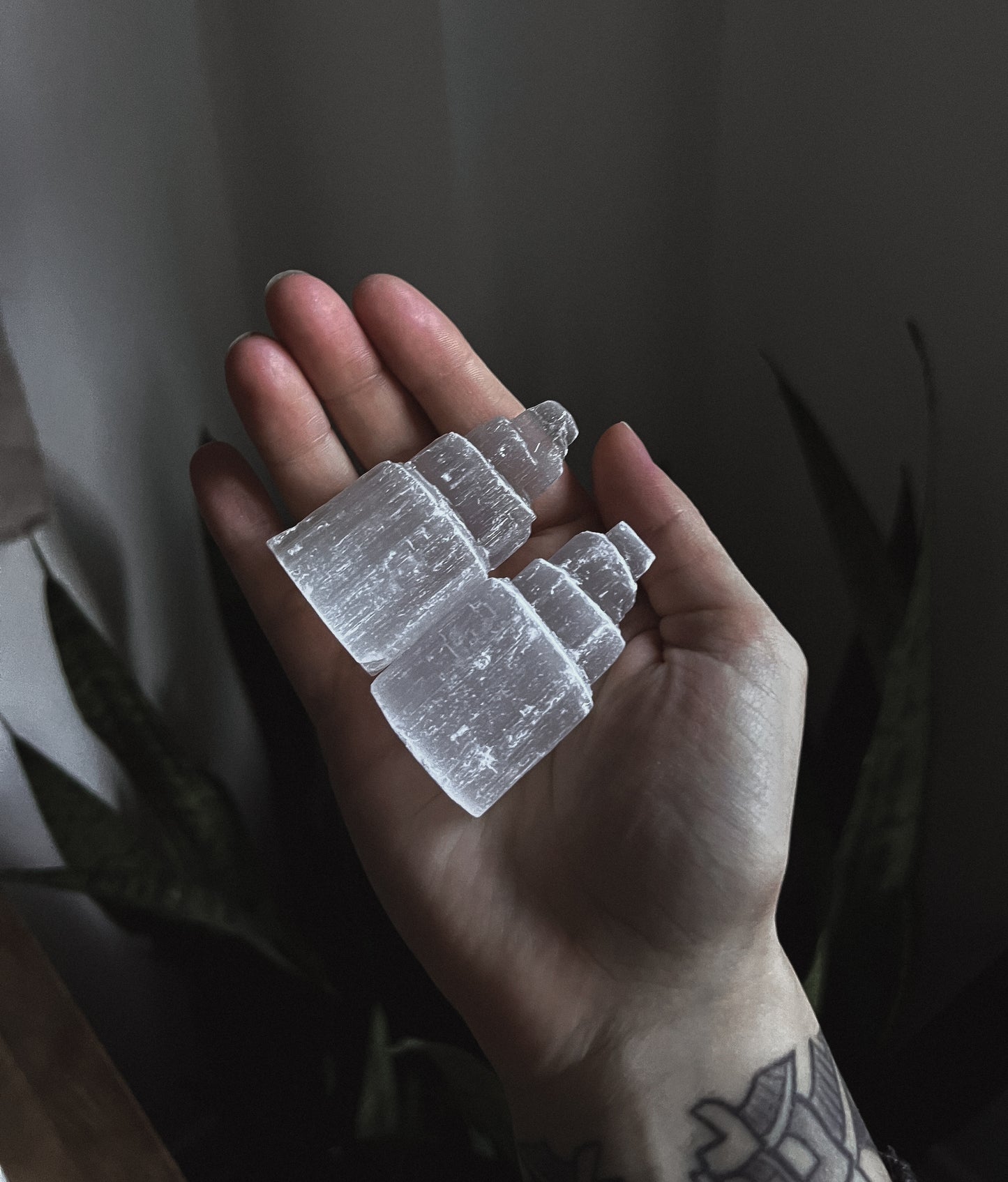 2.5" Selenite Tower - Rough Selenite Tower