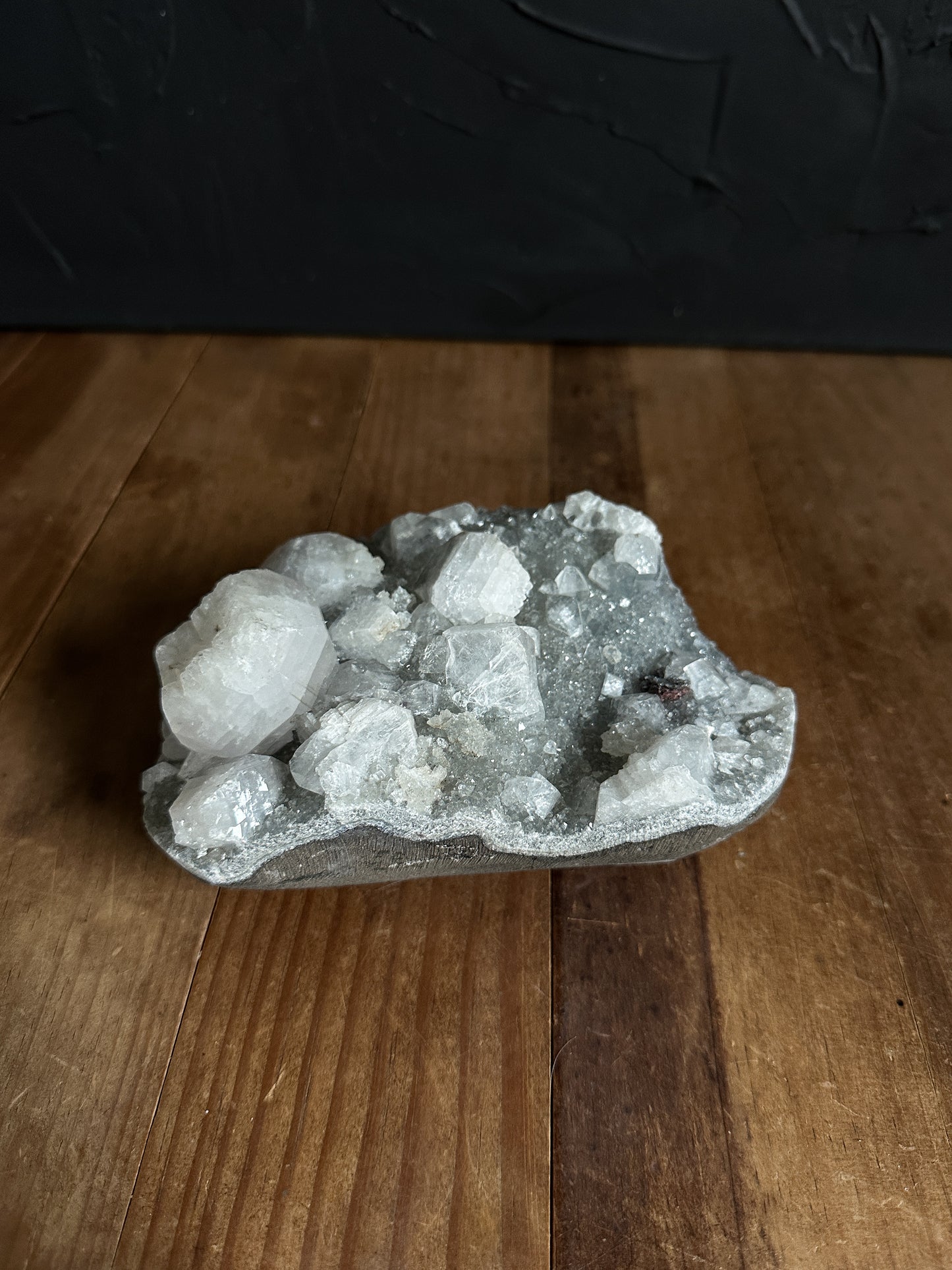 Apophyllite with Chalcedony Cluster