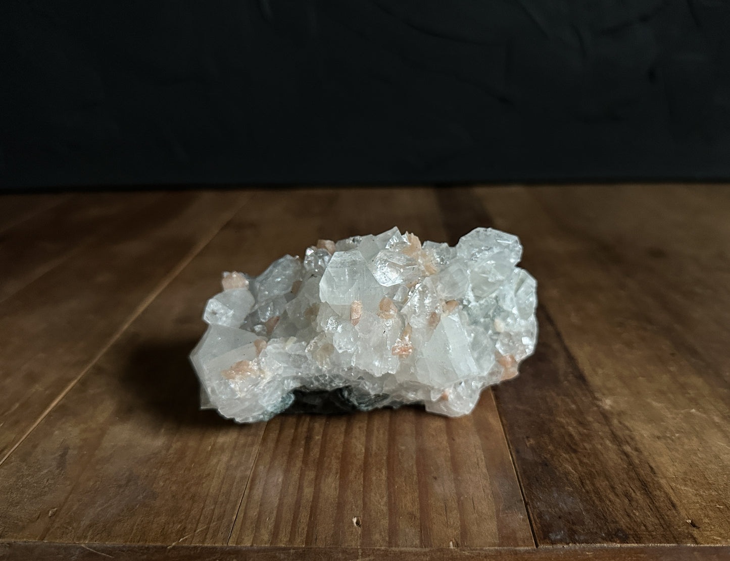 Apophyllite and Pink Stilbite