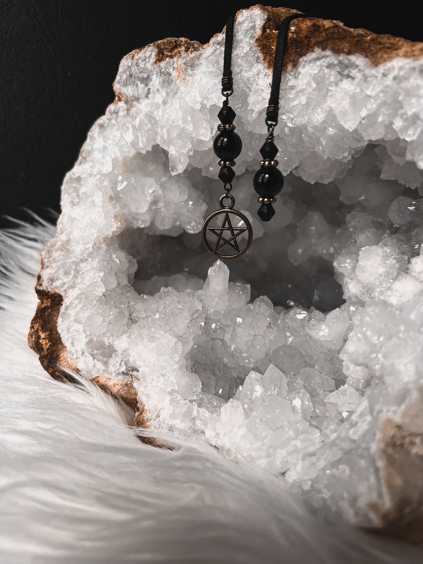 Black Obsidian Pentacle Bookmark