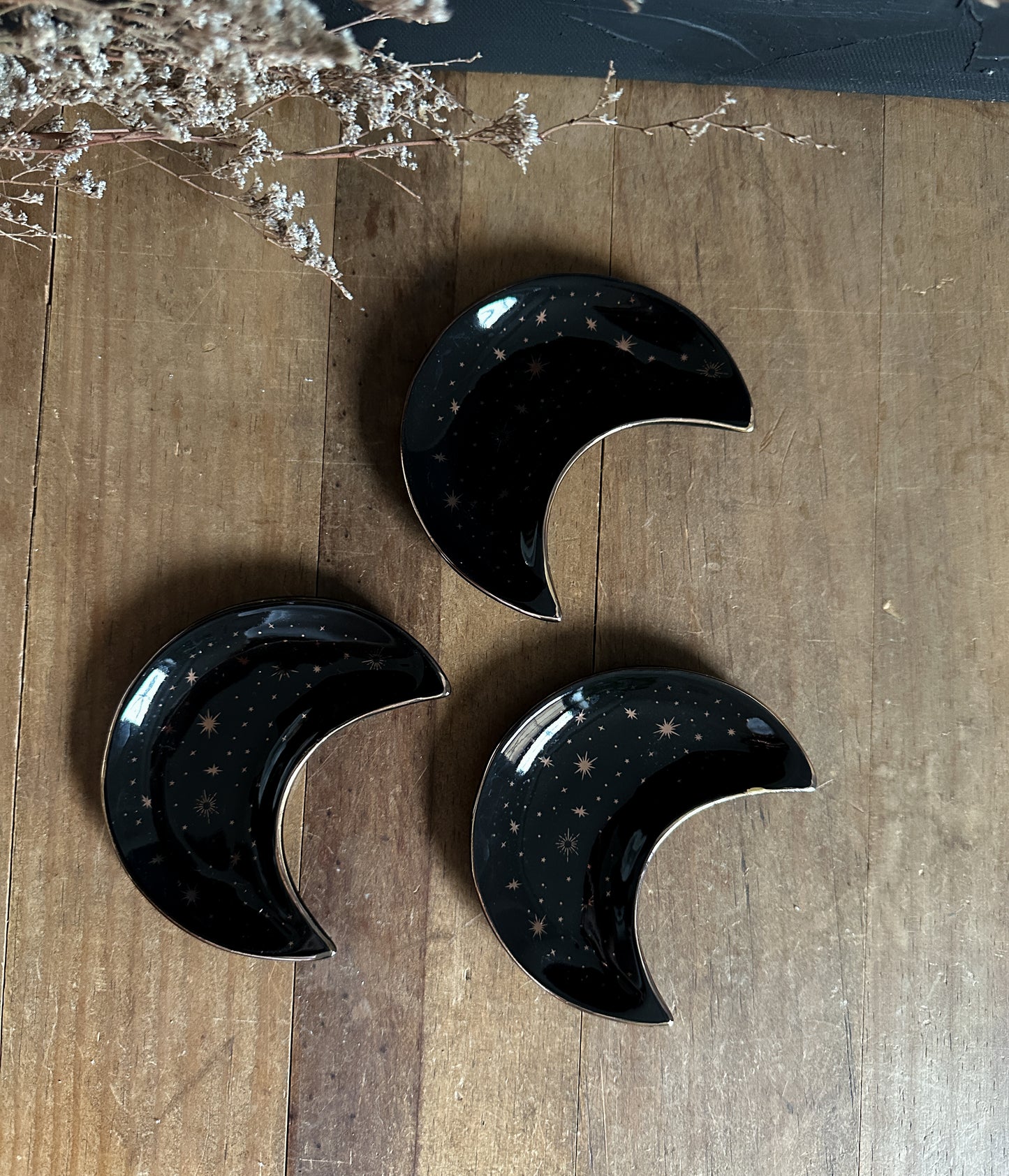 Crescent Moon Incense Dish