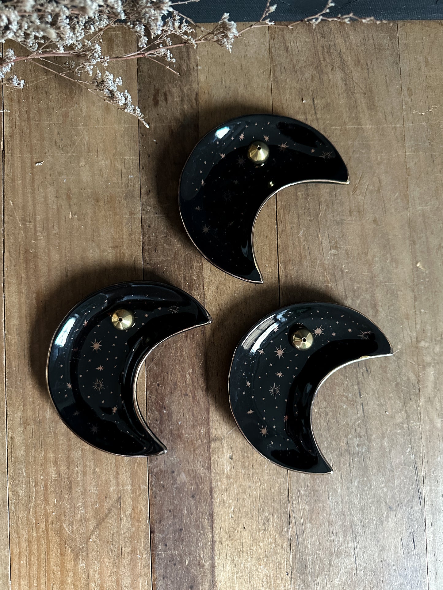 Crescent Moon Incense Dish