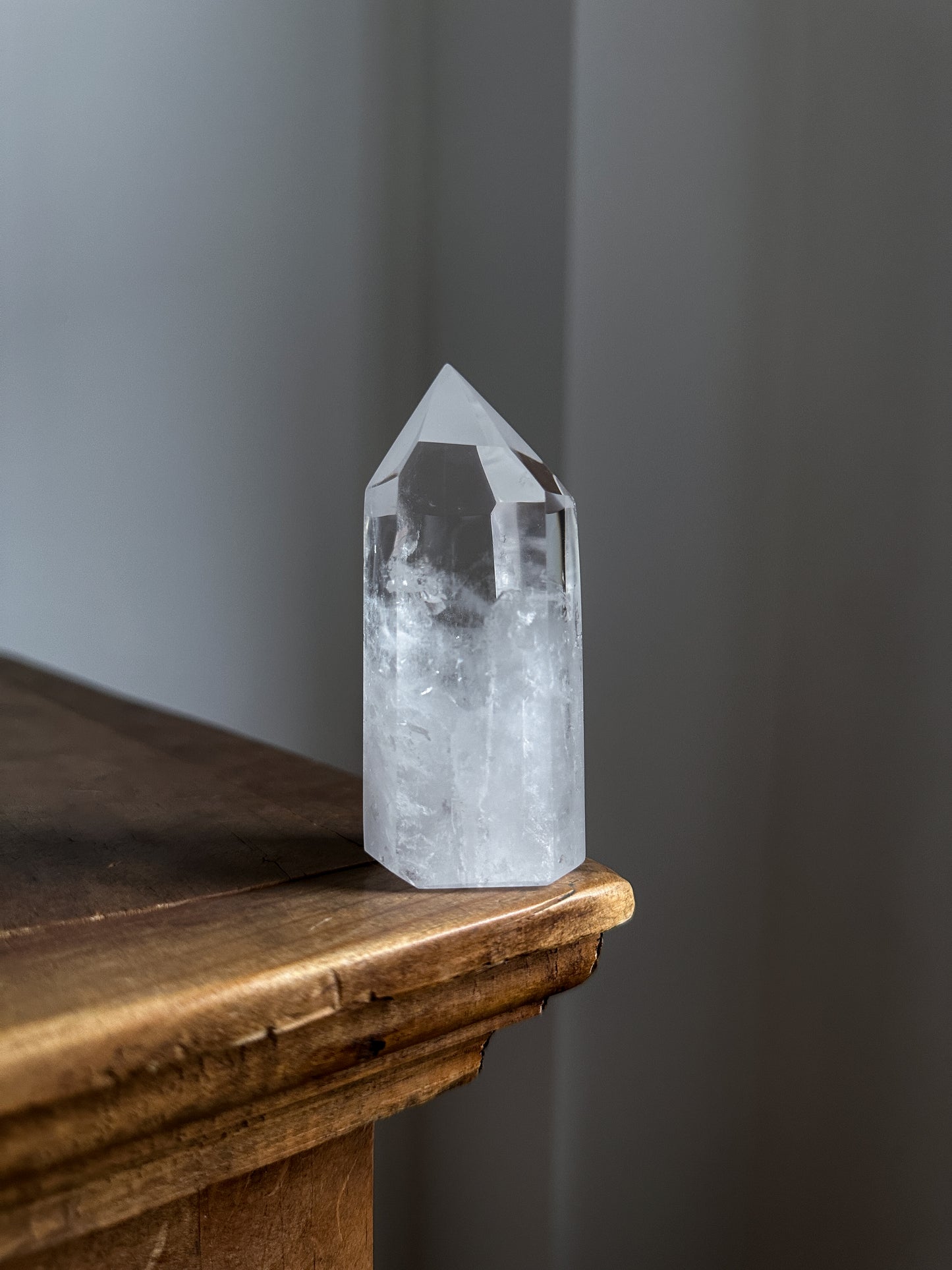 Clear Quartz Tower -01