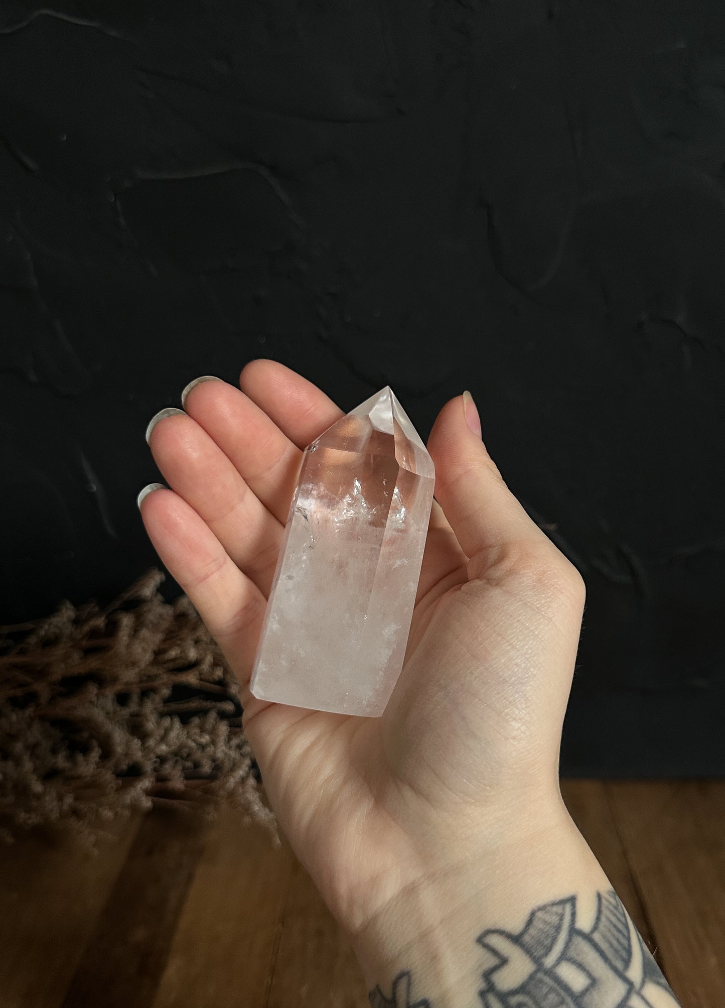 Clear Quartz Tower -01