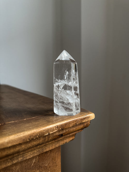 This listing is for this exact gorgeous Clear Quartz Tower. Such beautiful intricate formations and inclusions within.