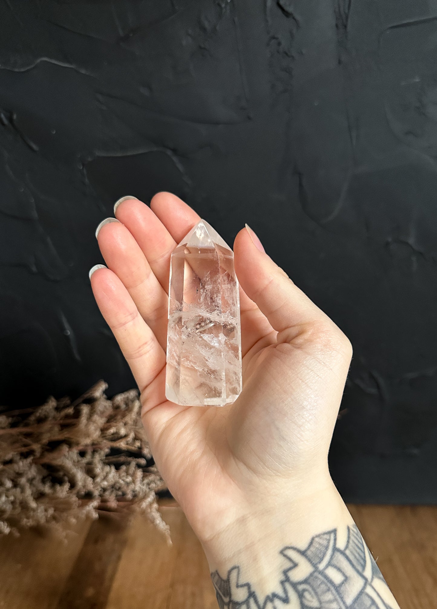 Clear Quartz Tower - 02