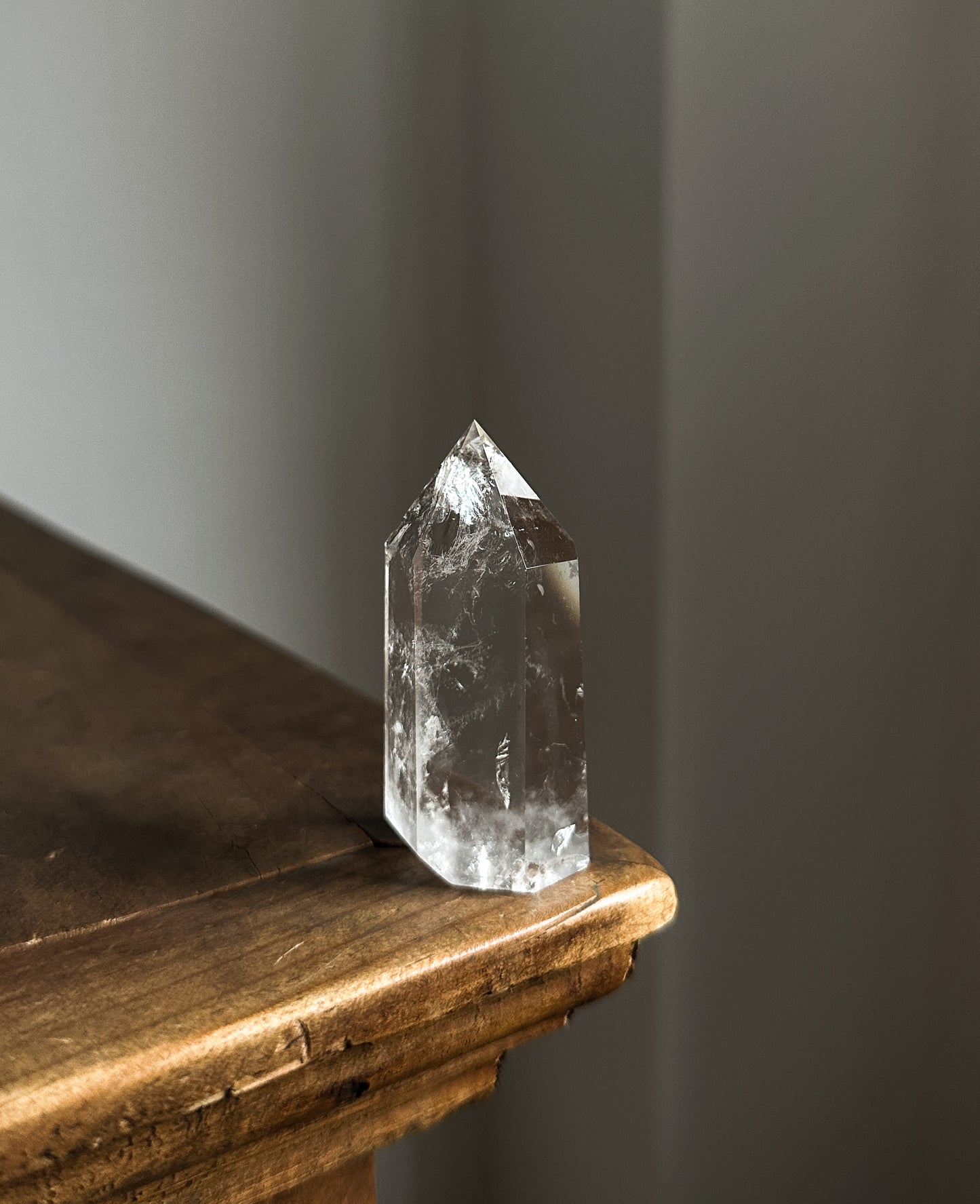 Clear Quartz Tower - 03