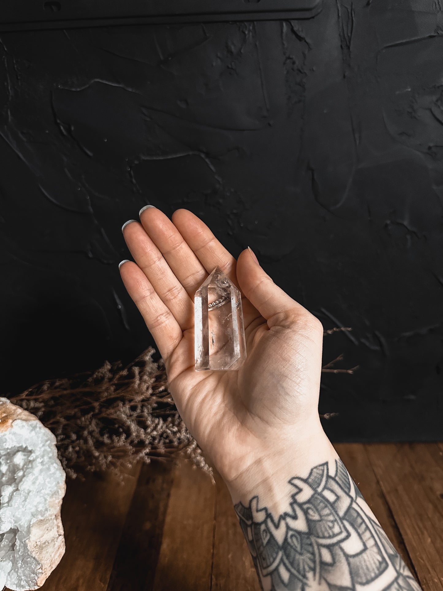 Clear Quartz Tower - 03