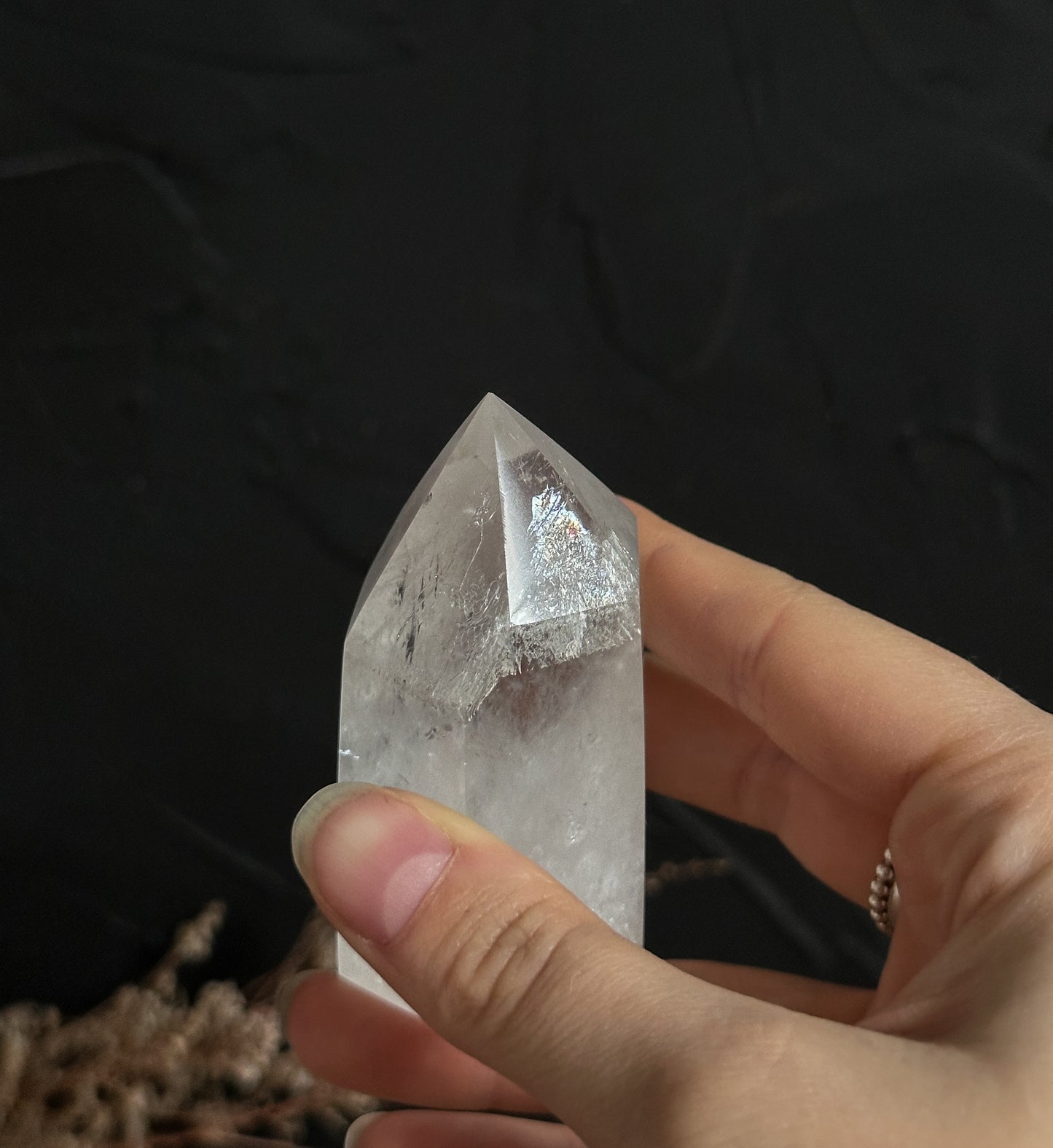 Clear Quartz Tower - 04