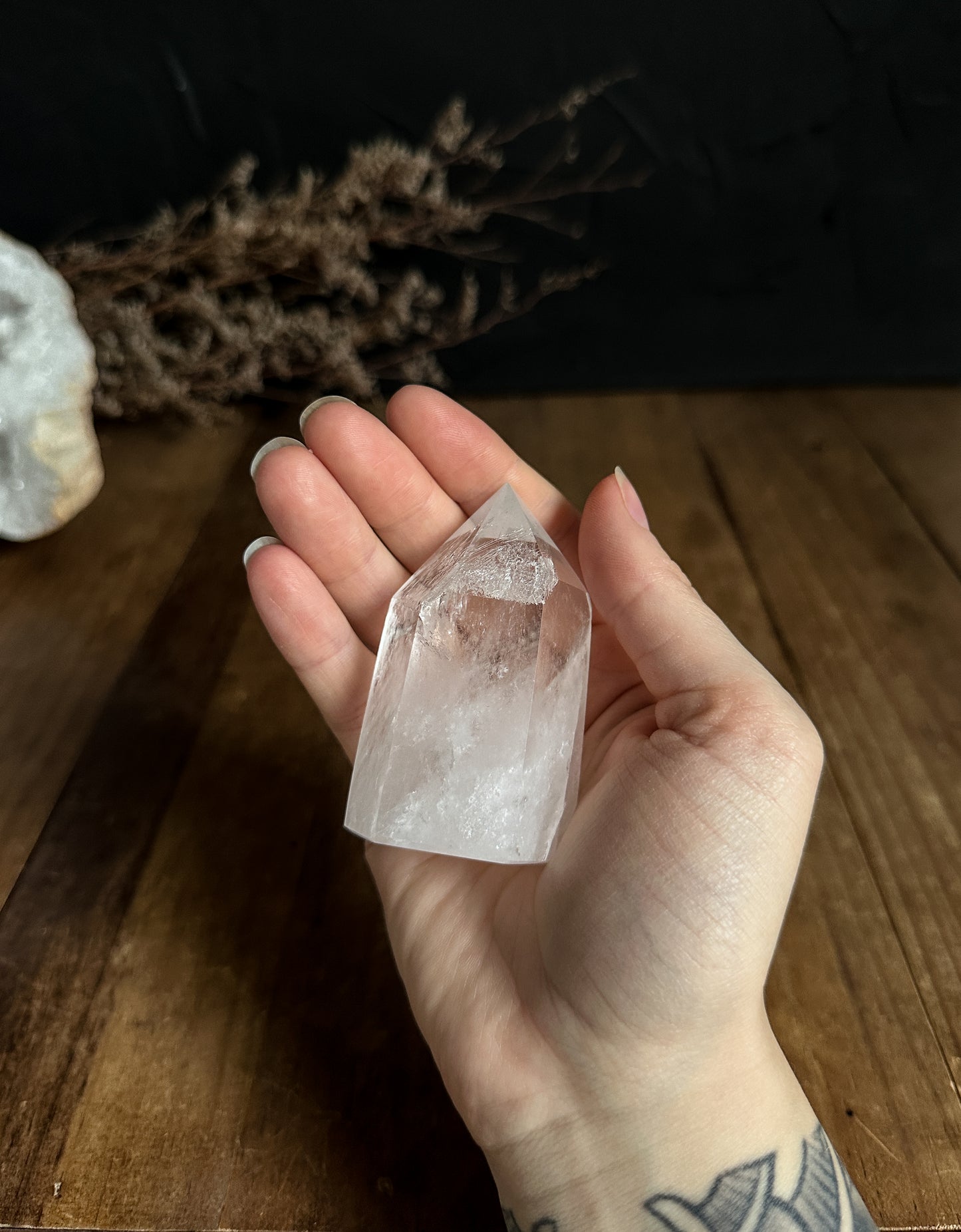 Clear Quartz Tower - 04