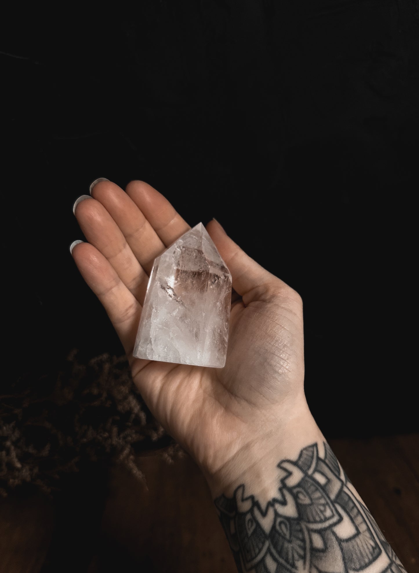 Clear Quartz Tower - 04
