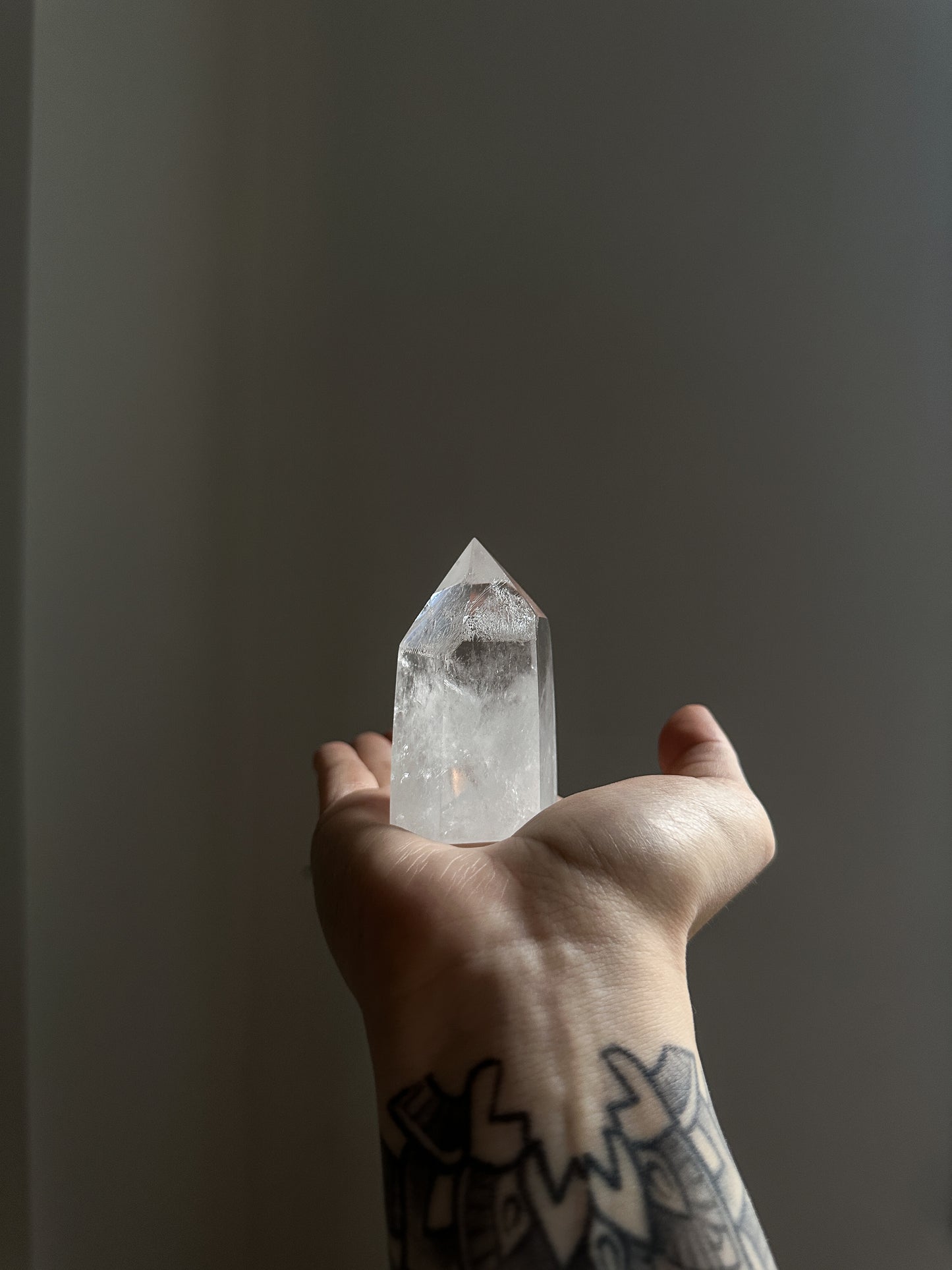 Clear Quartz Tower - 04