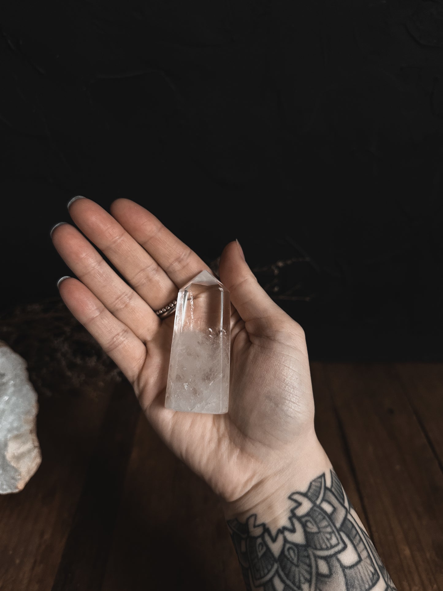 Clear Quartz Tower - 07