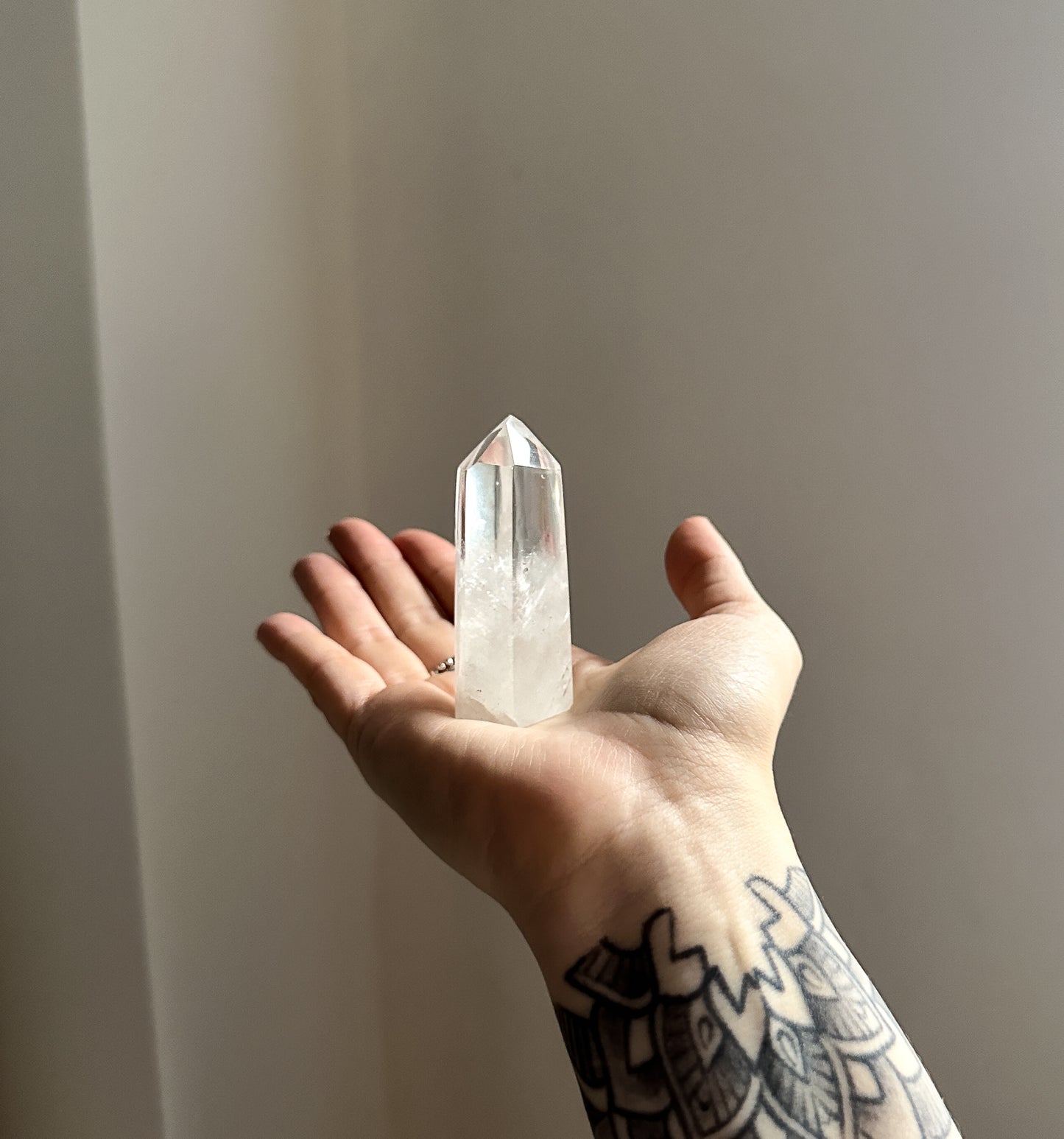 Clear Quartz Tower - 07