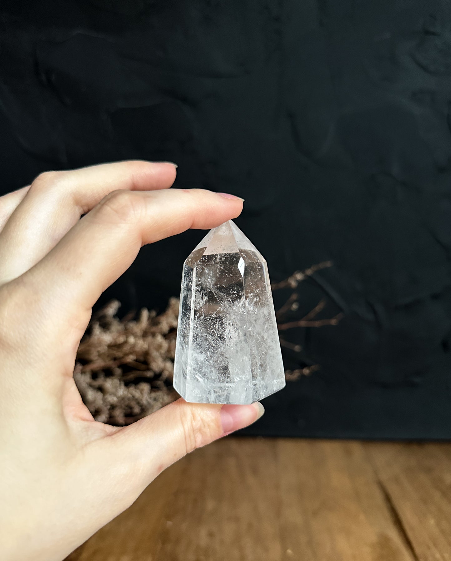 Clear Quartz Tower - 08