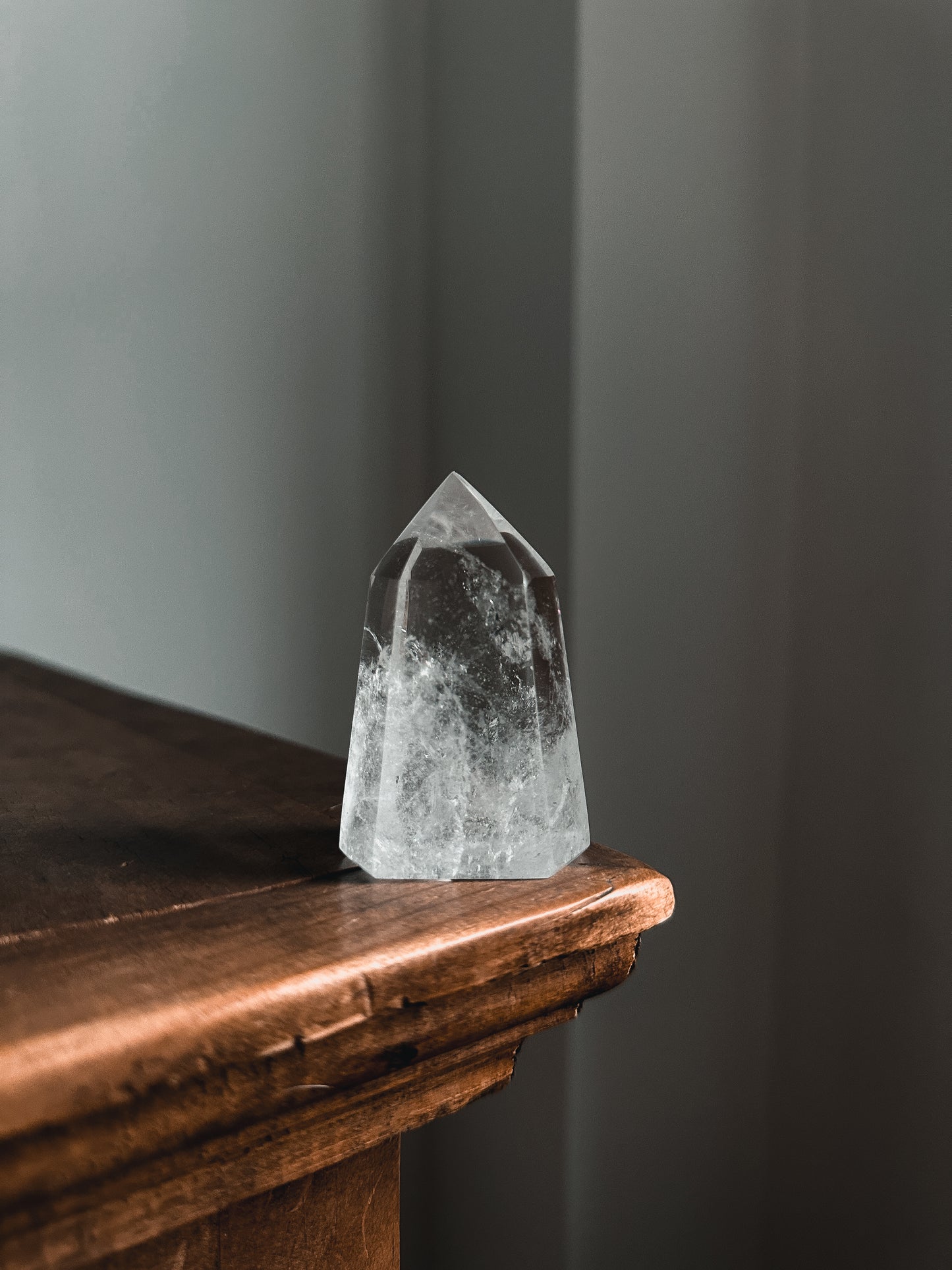 Clear Quartz Tower - 08