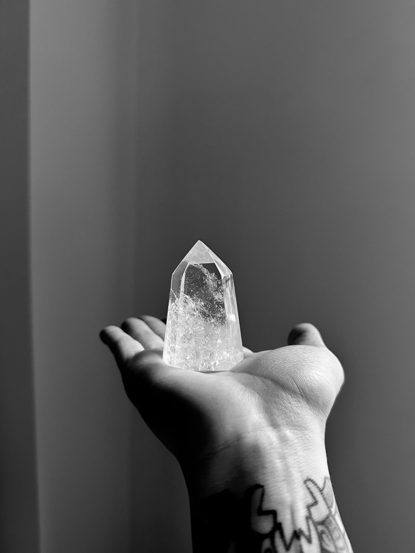 Clear Quartz Tower - 08