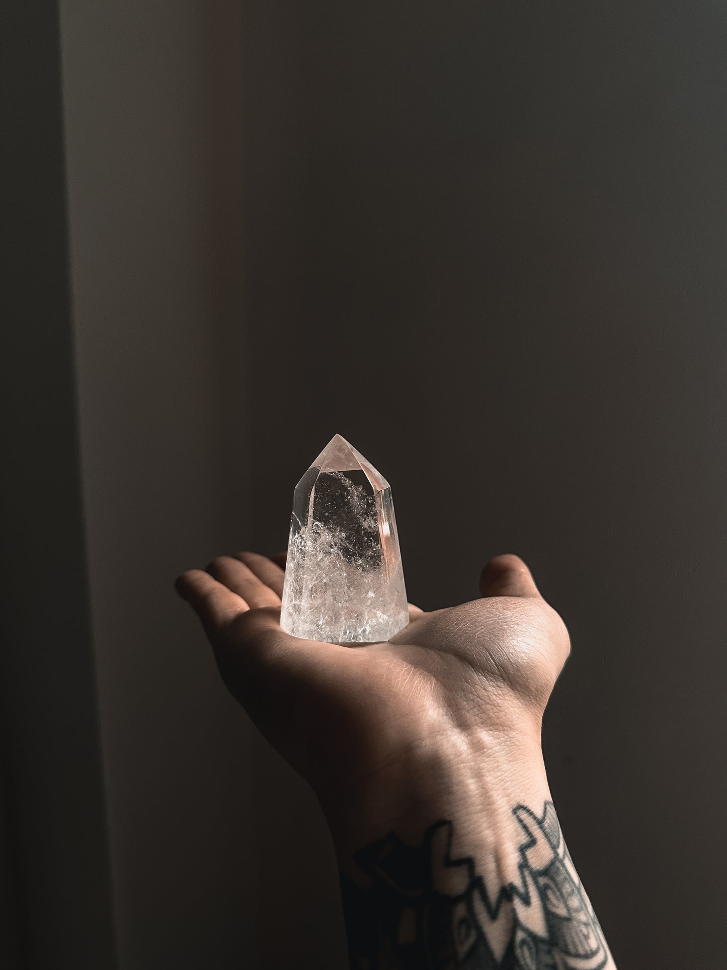 Clear Quartz Tower - 08