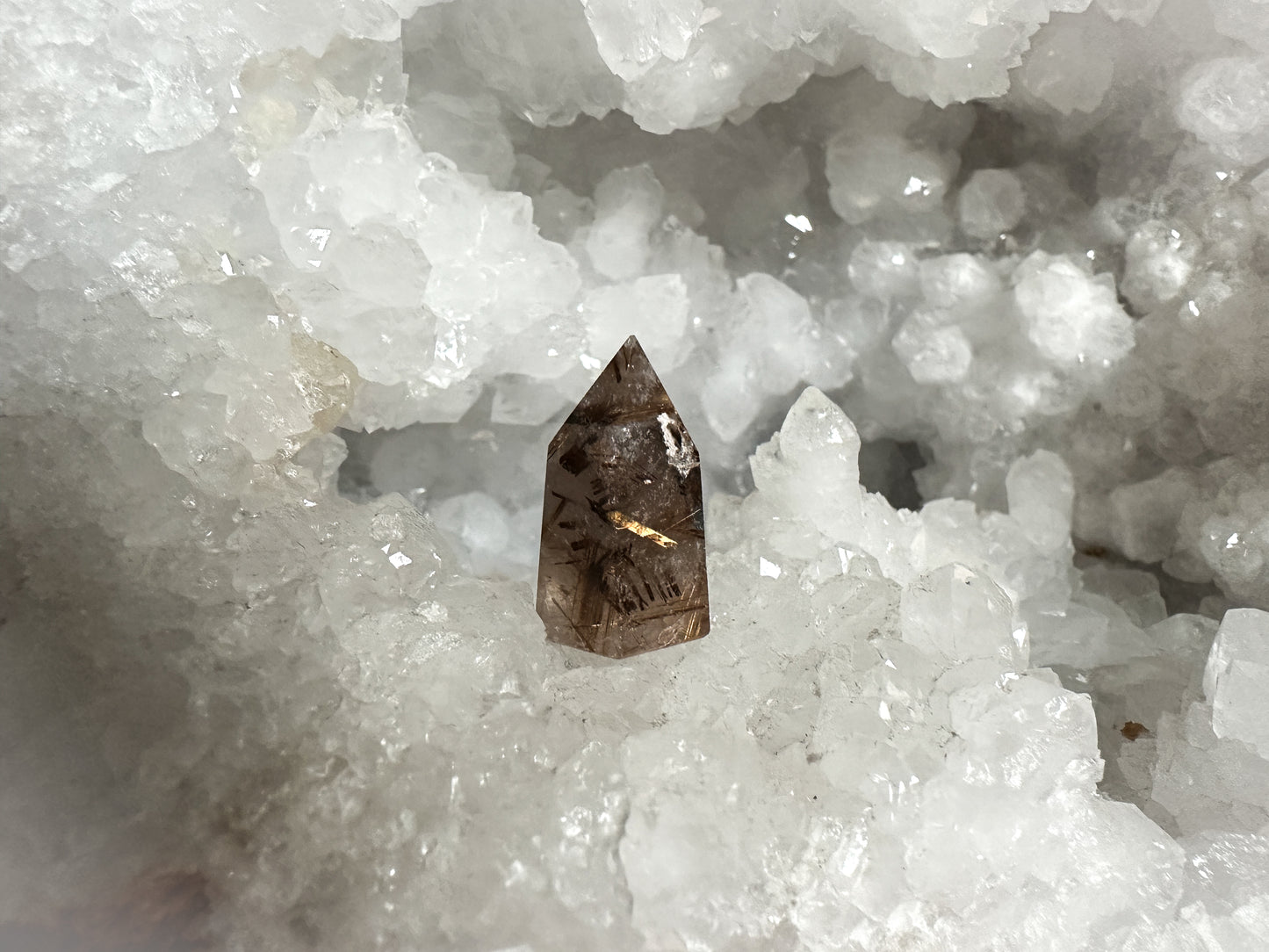 Mini Golden Rutilated Quartz Point