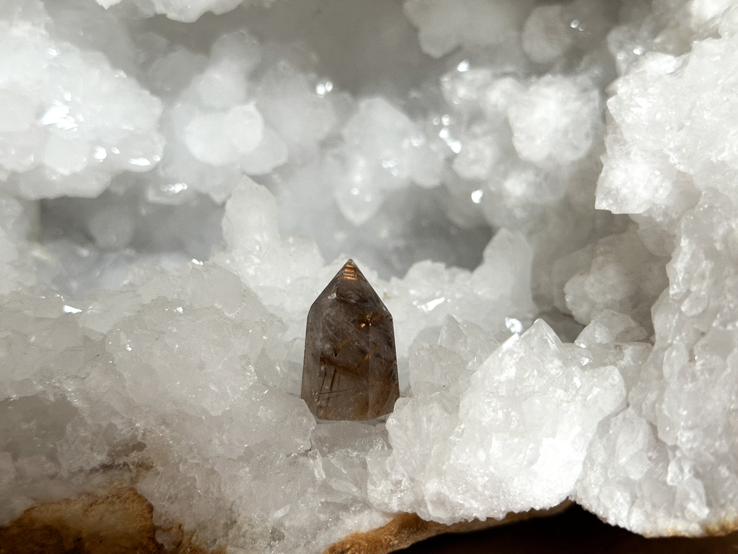 Mini Golden Rutilated Quartz Towers