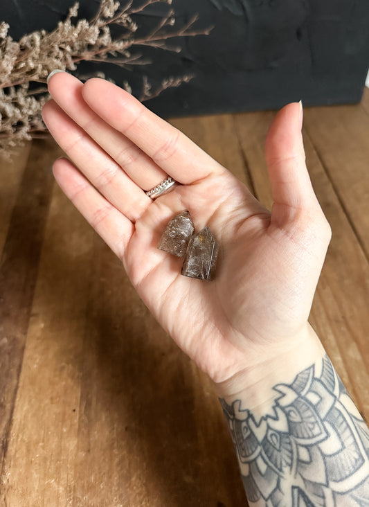 Mini Golden Rutilated Quartz Towers