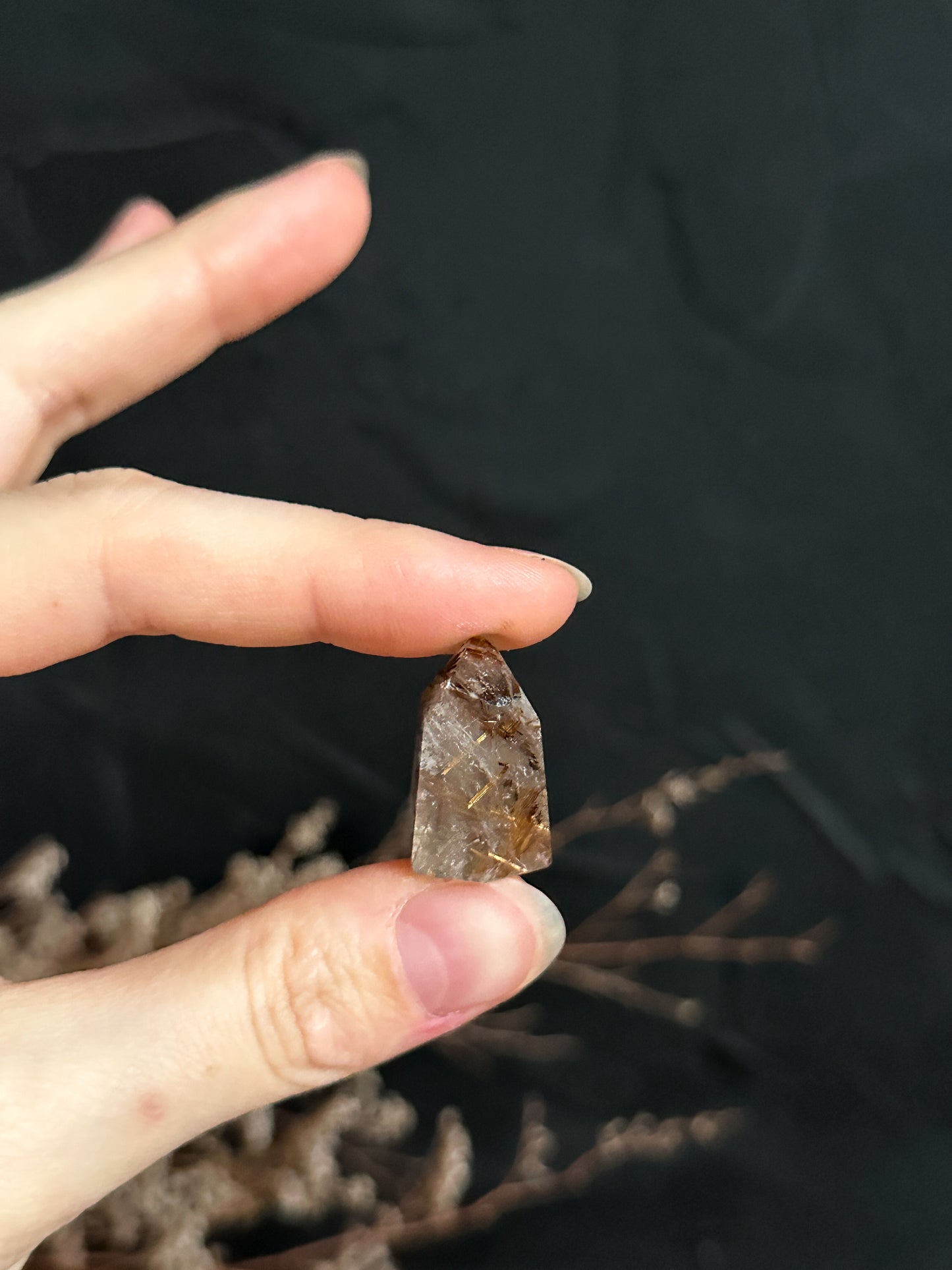 Mini Golden Rutilated Quartz Towers