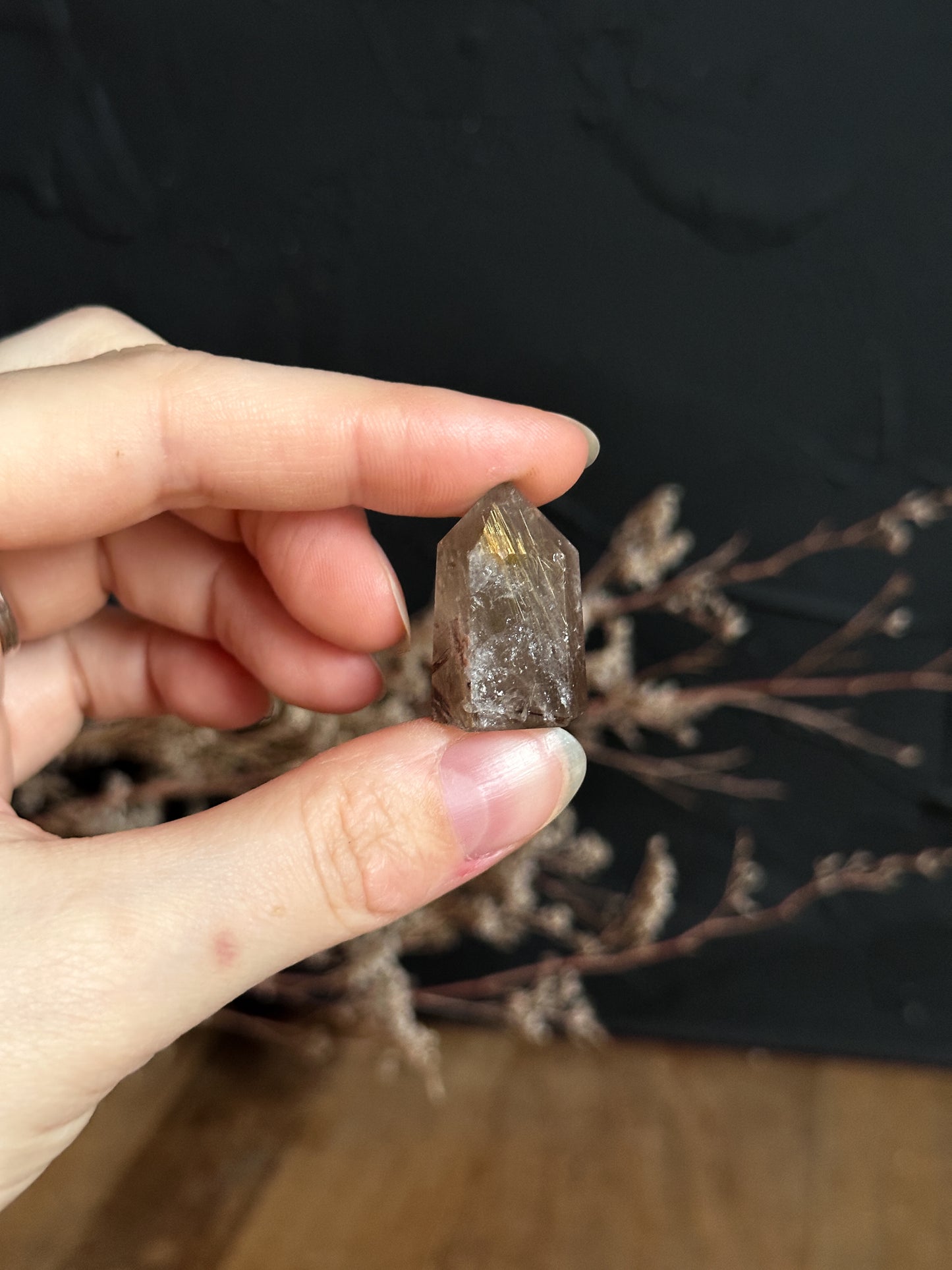 Mini Golden Rutilated Quartz Towers