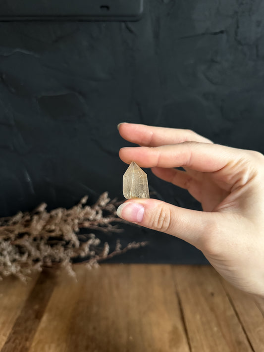 Mini Golden Rutilated Quartz Tower
