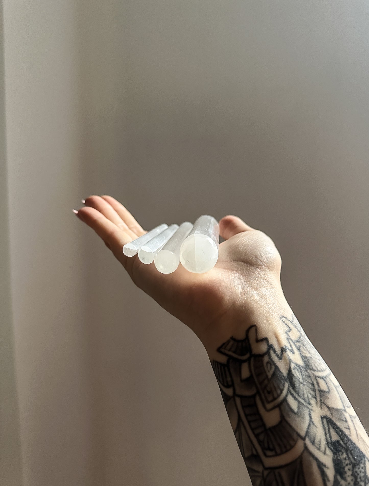 Selenite Crystal Wands XS - XLG