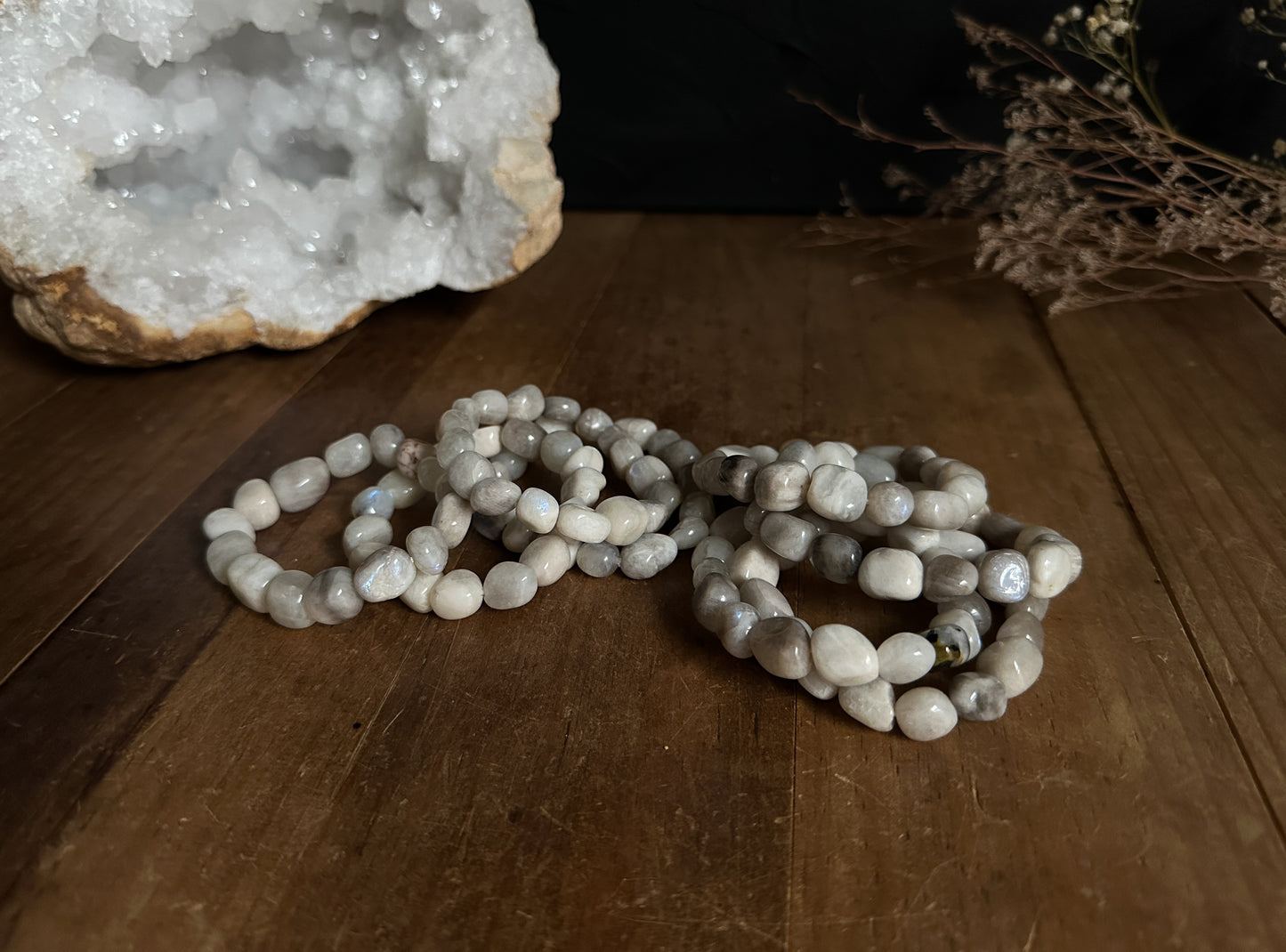 Rainbow Moonstone Bracelet