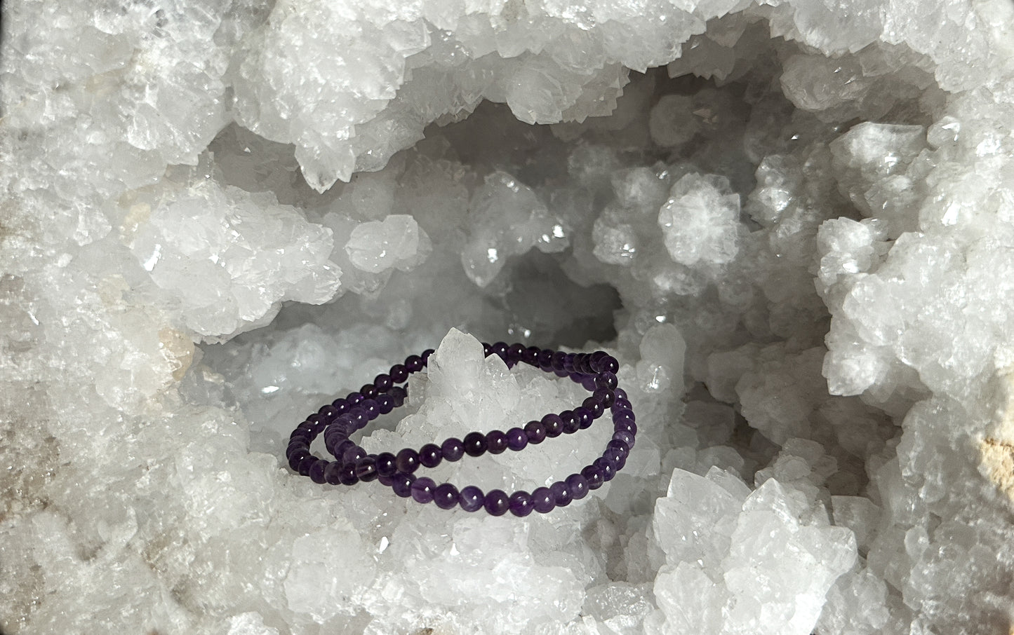 4mm Amethyst Bracelet