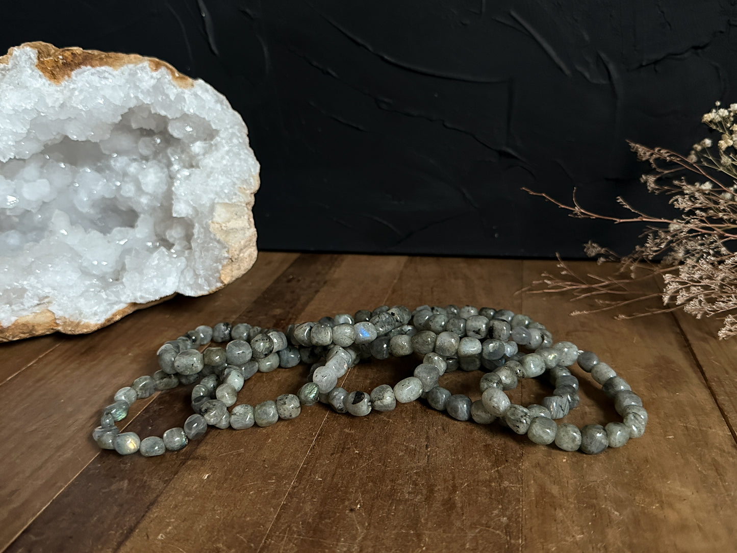 Labradorite Tumbled Chunk Bracelet