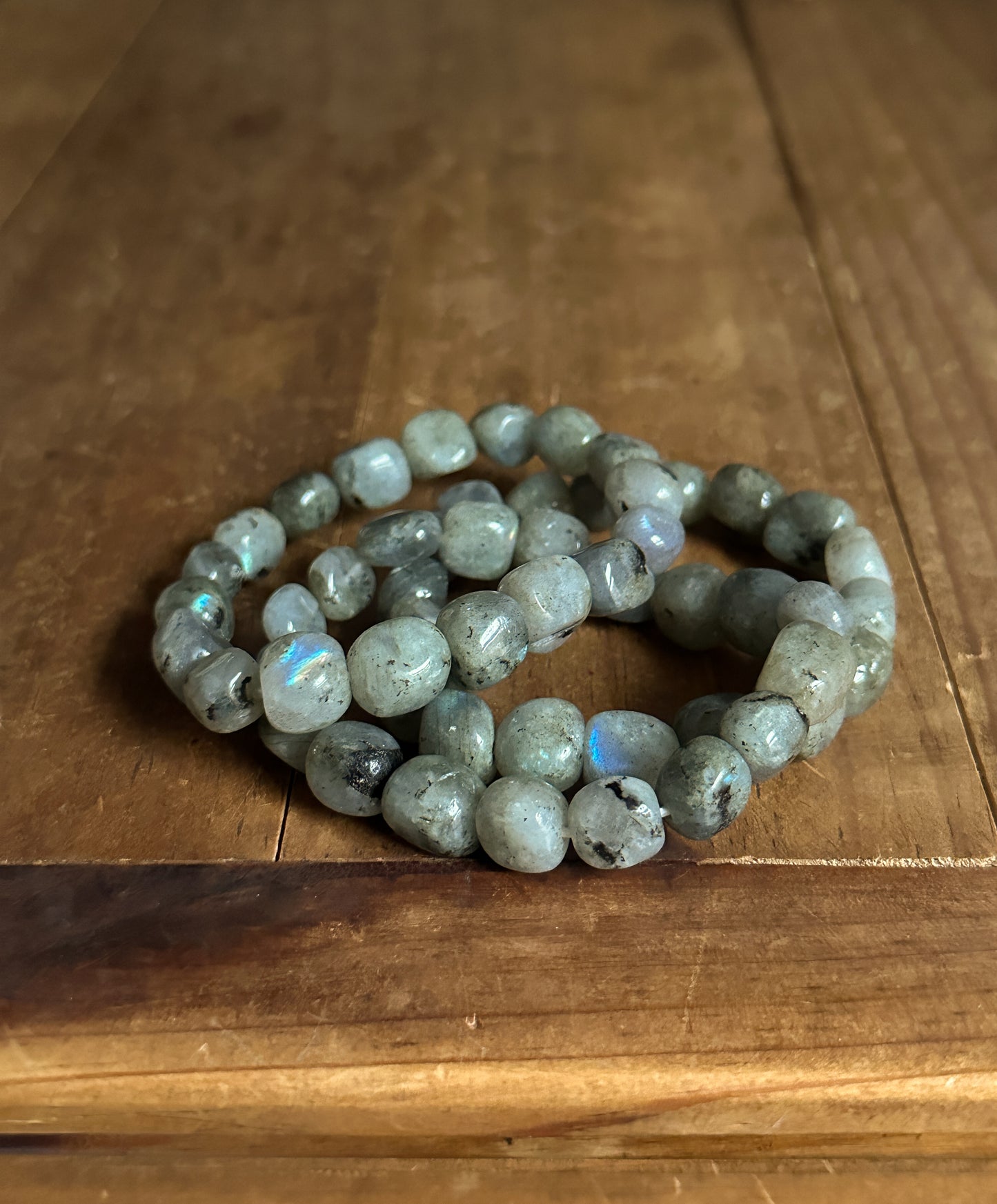 Labradorite Tumbled Chunk Bracelet