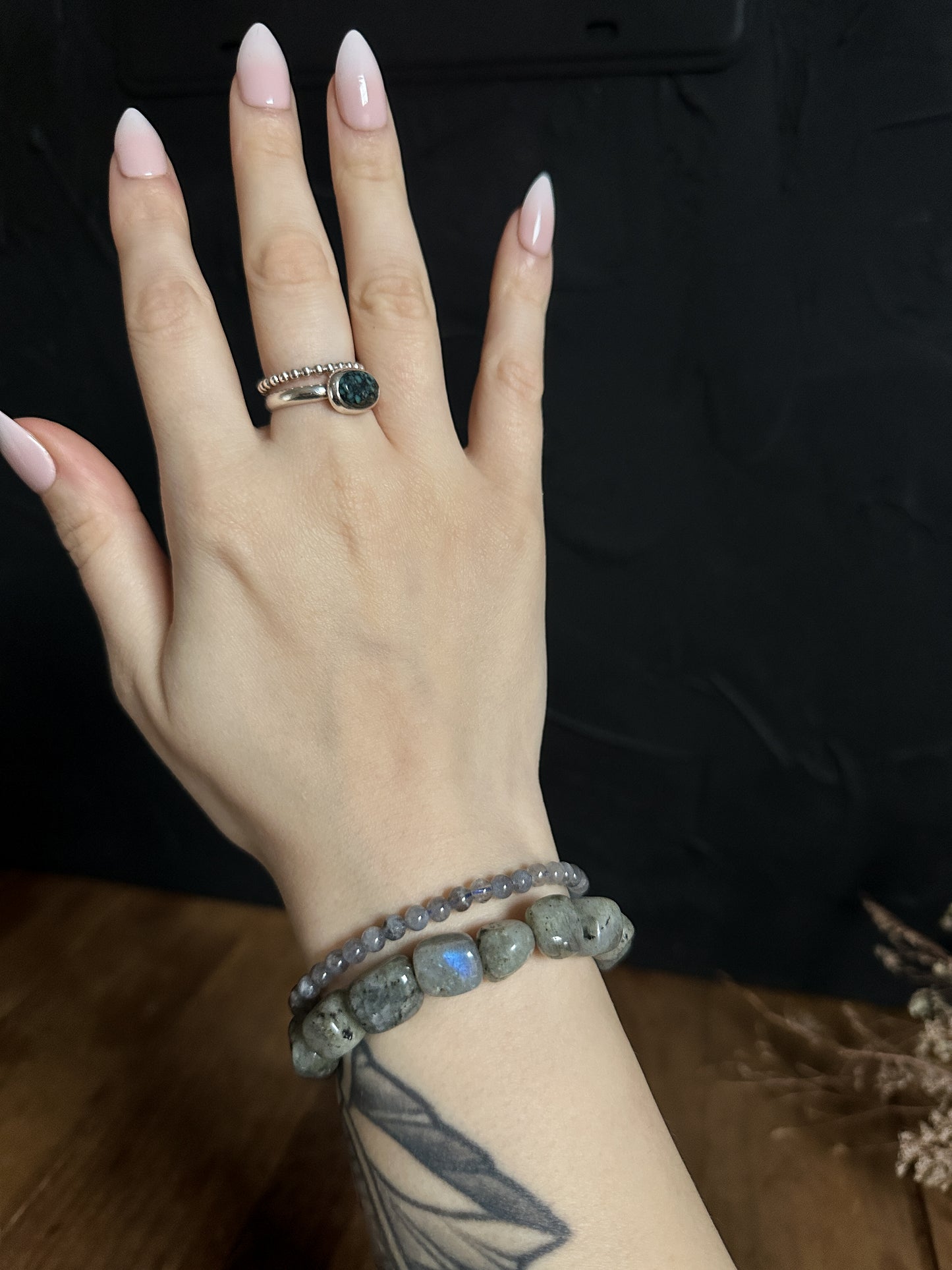 Labradorite Tumbled Chunk Bracelet