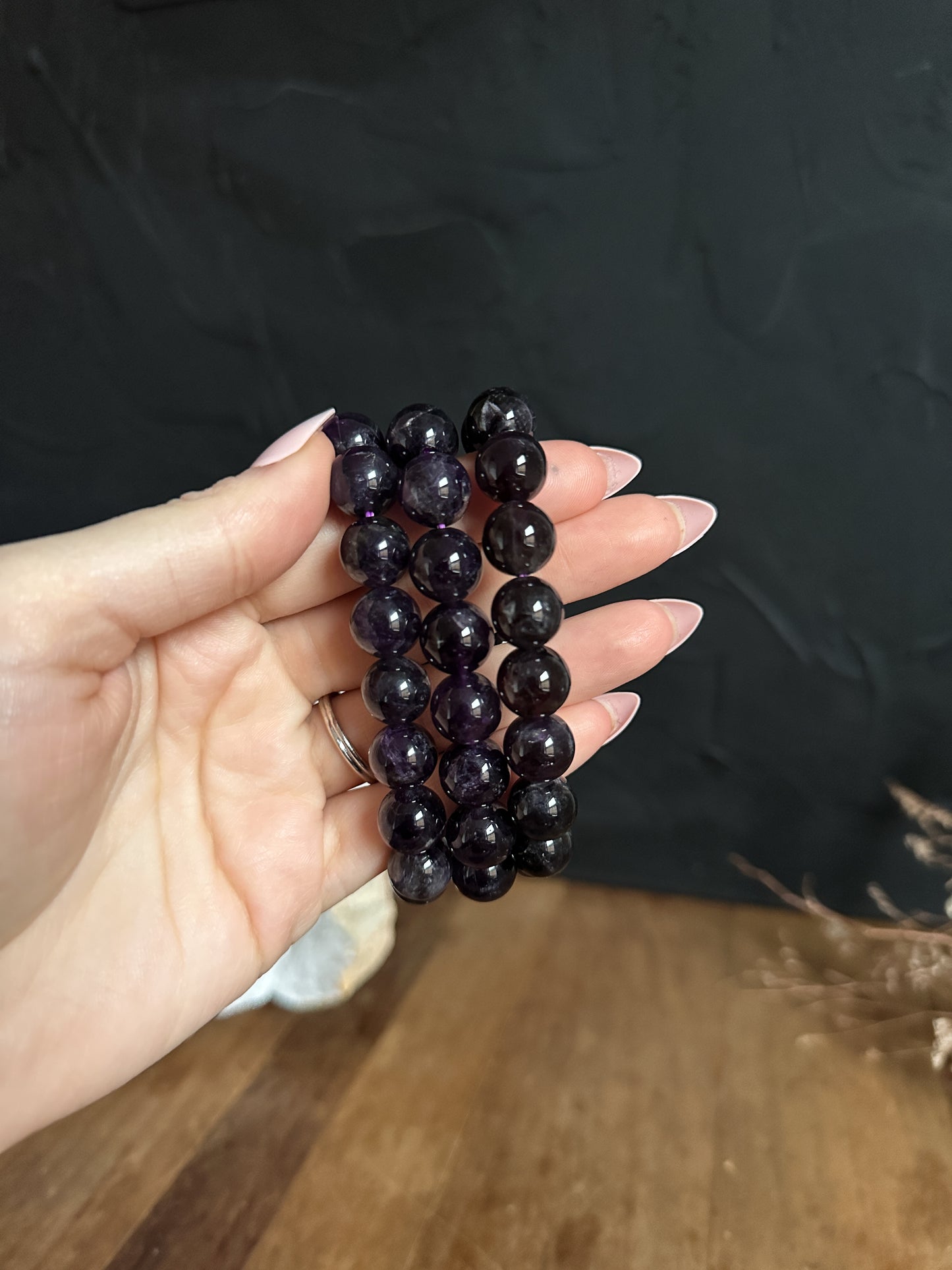 12mm Amethyst Bracelet