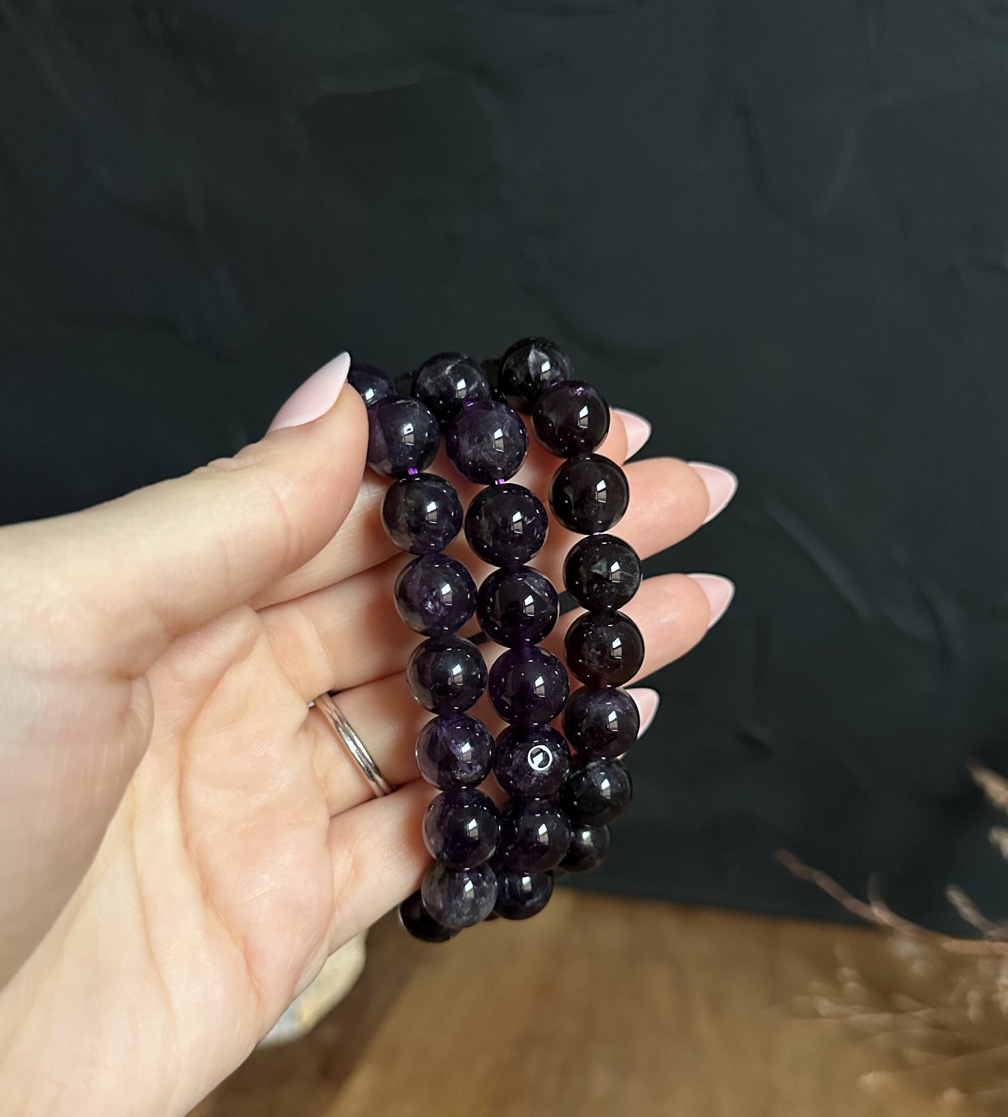 12mm Amethyst Bracelet