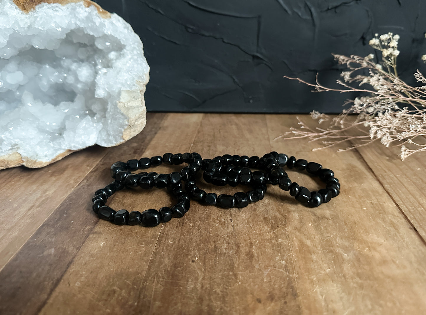 Obsidian Tumbled Bracelet