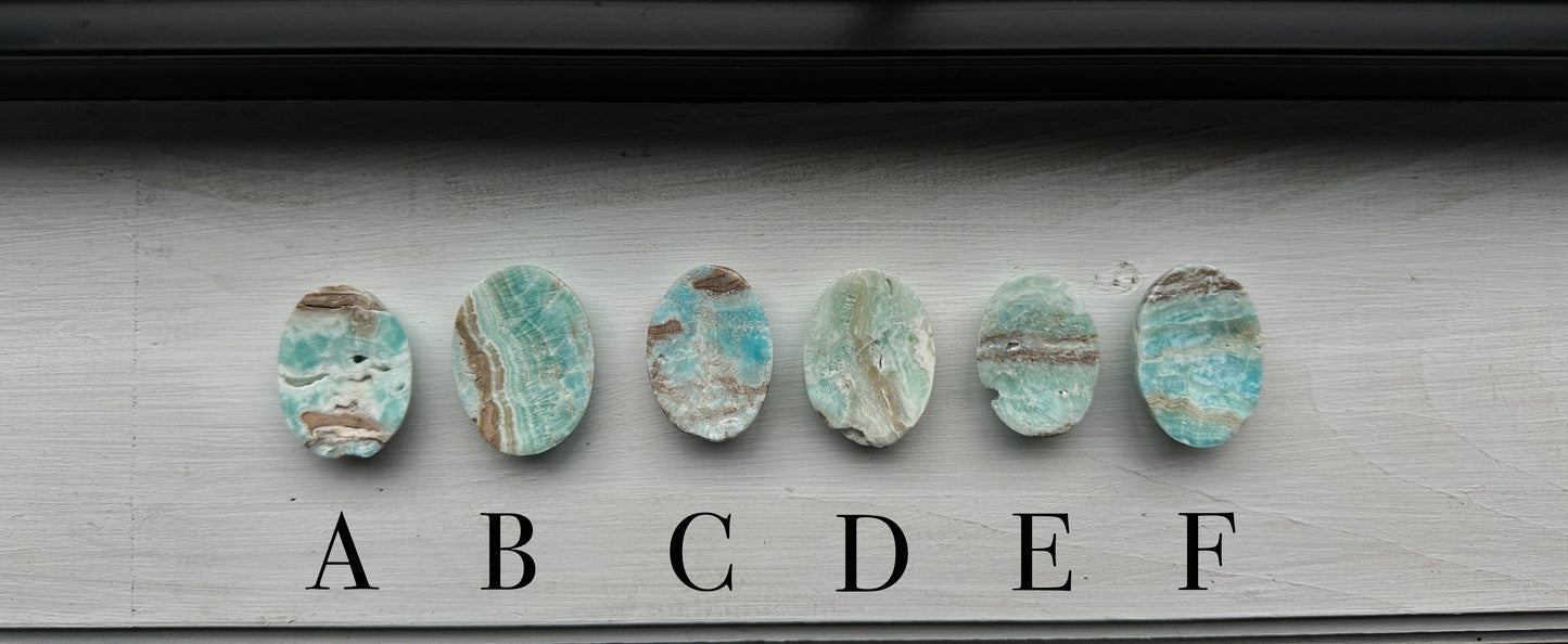 You Pick what Blue Aragonite Worry Stone, you'd like to receive 