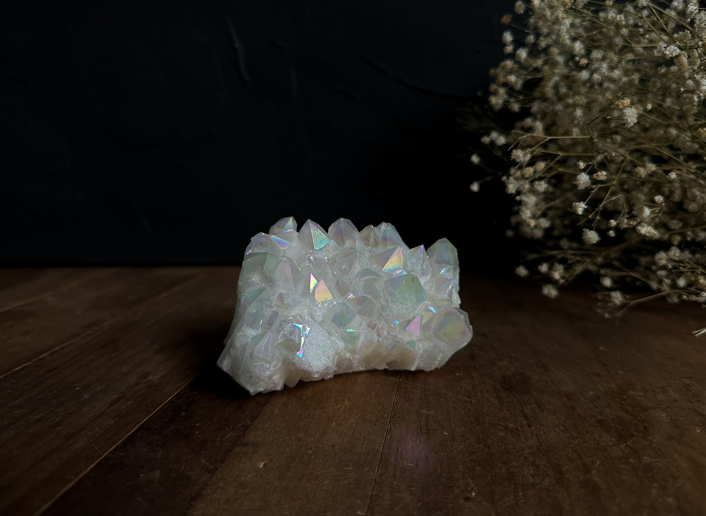 Large Angel Aura Quartz Cluster -03