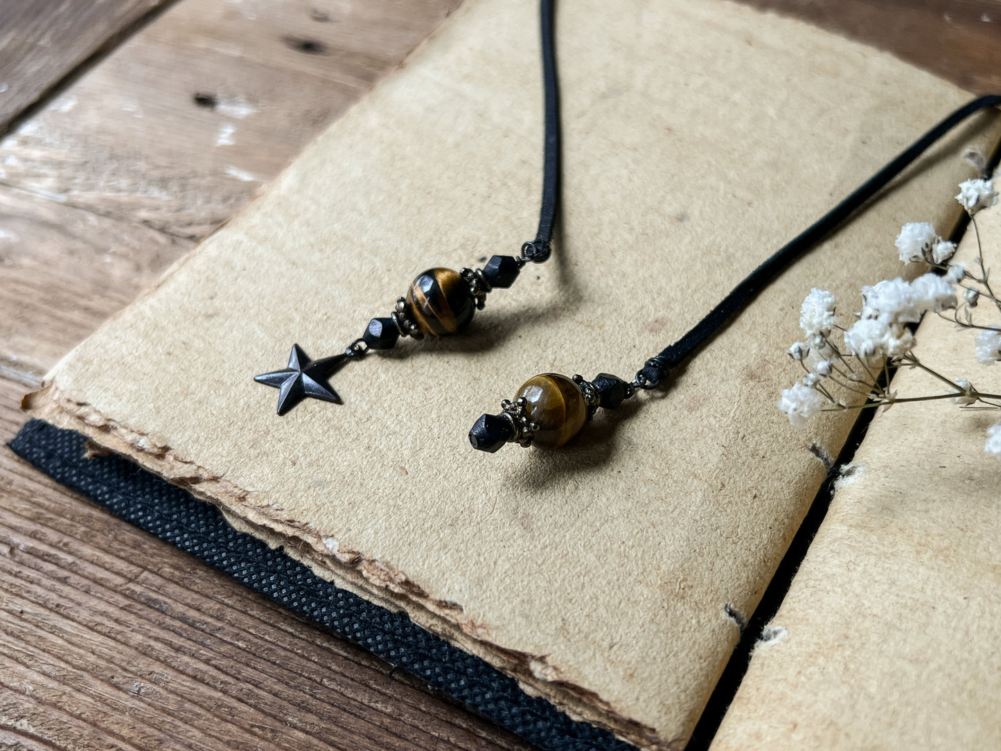 Tigers Eye Crystal Bookmark