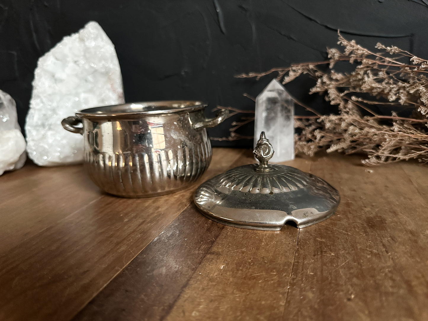 Vintage Silver Cauldron