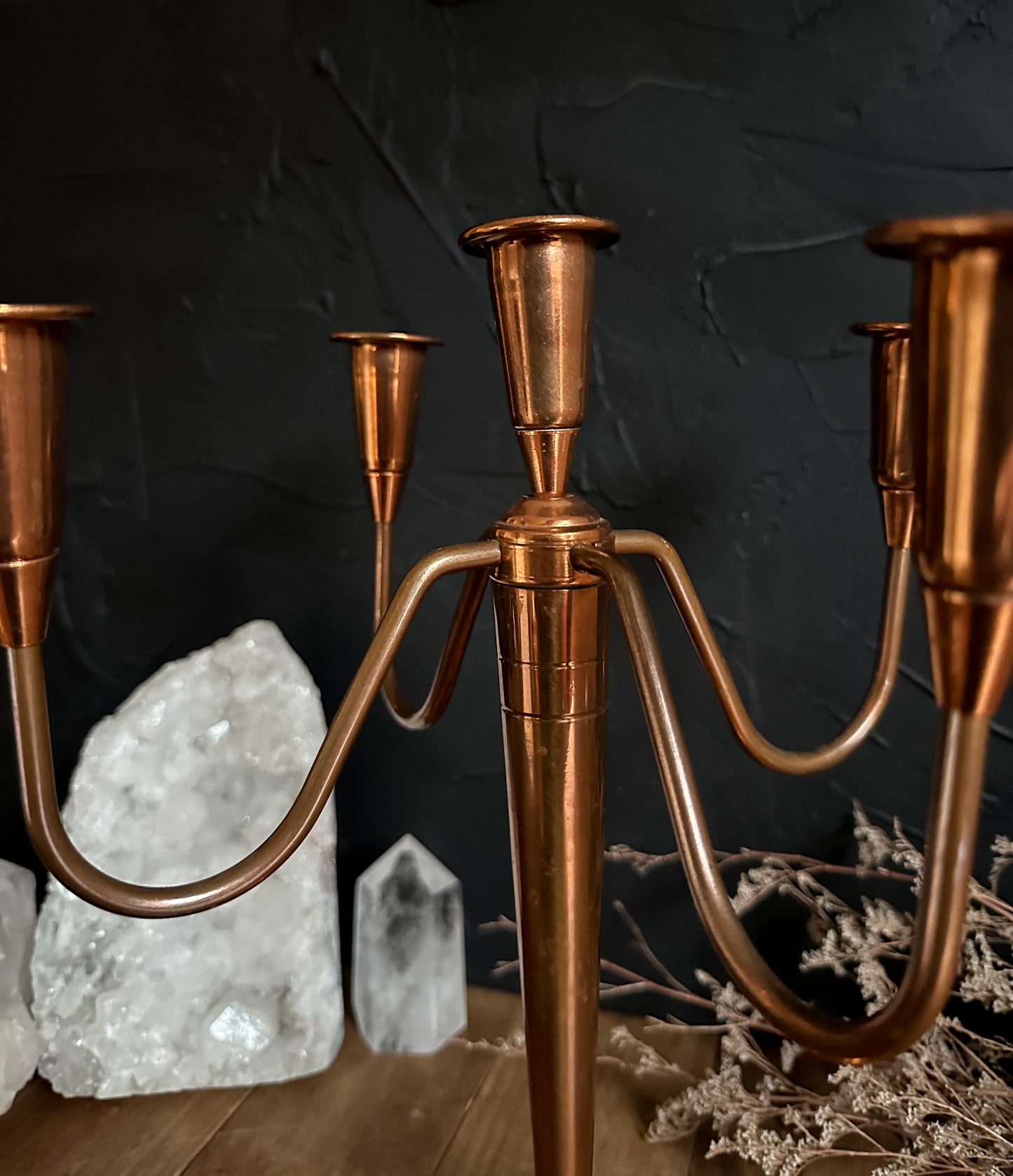 Vintage Copper Candelabra